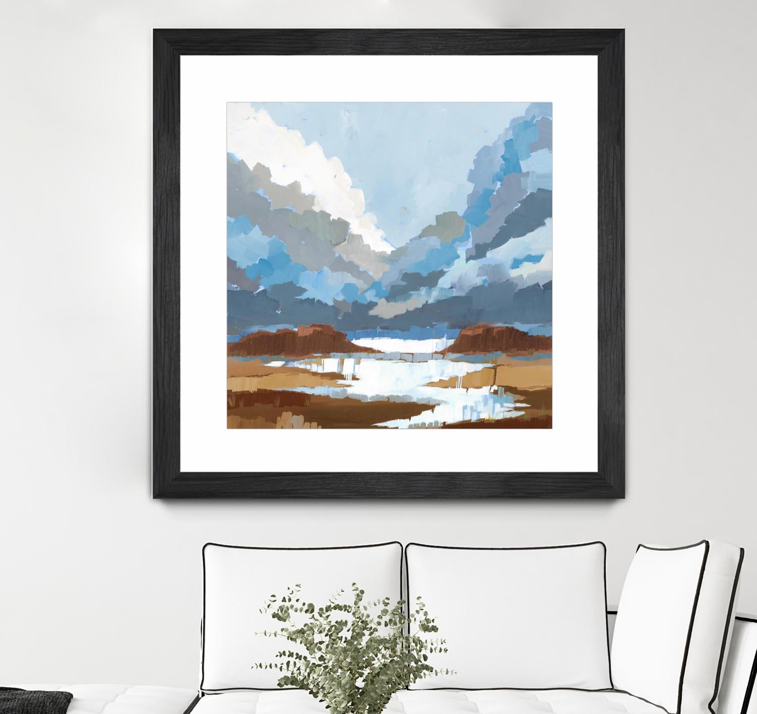 High Altitude V7 by Liz Jardine on GIANT ART - blues scenic clouds