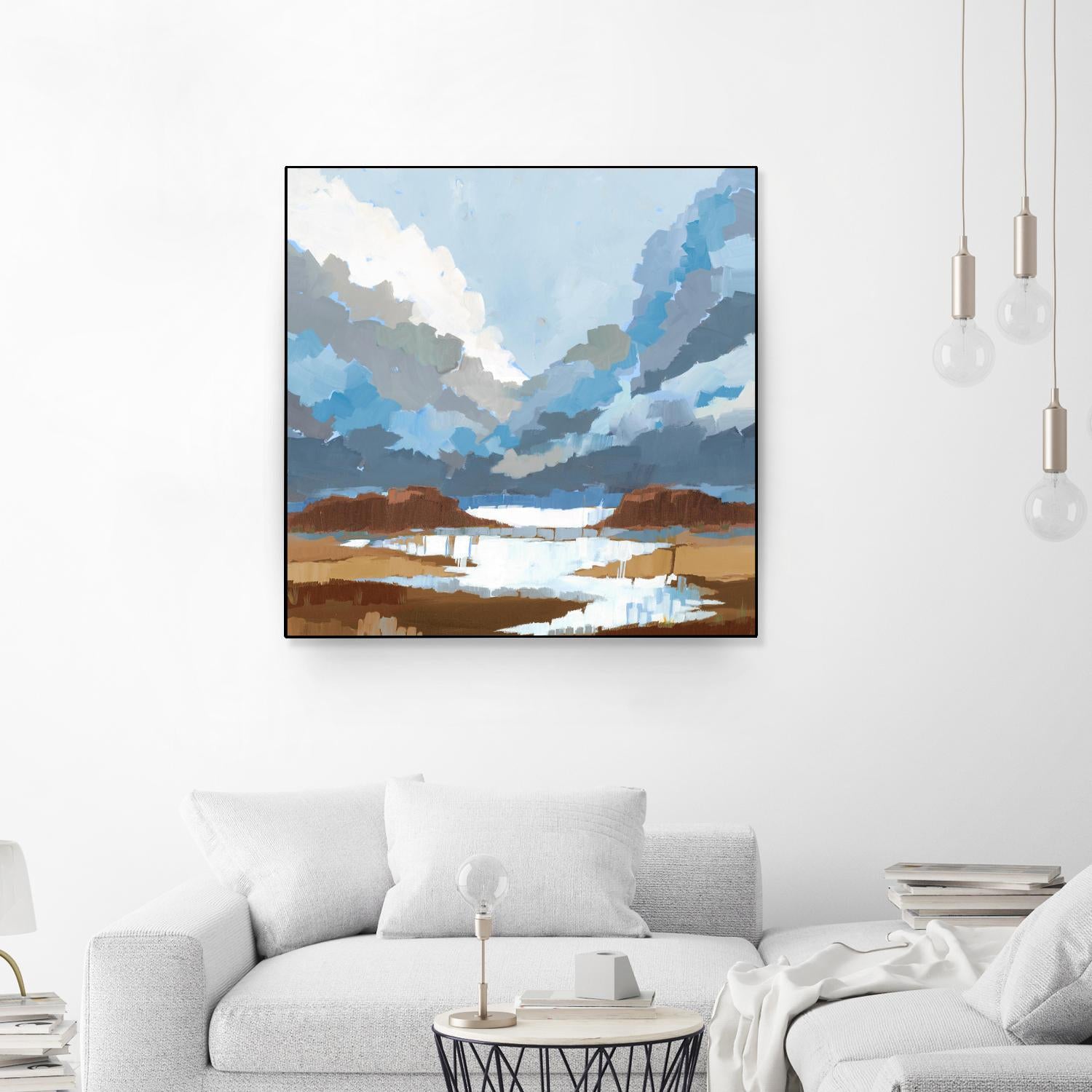 High Altitude V7 by Liz Jardine on GIANT ART - blues scenic clouds