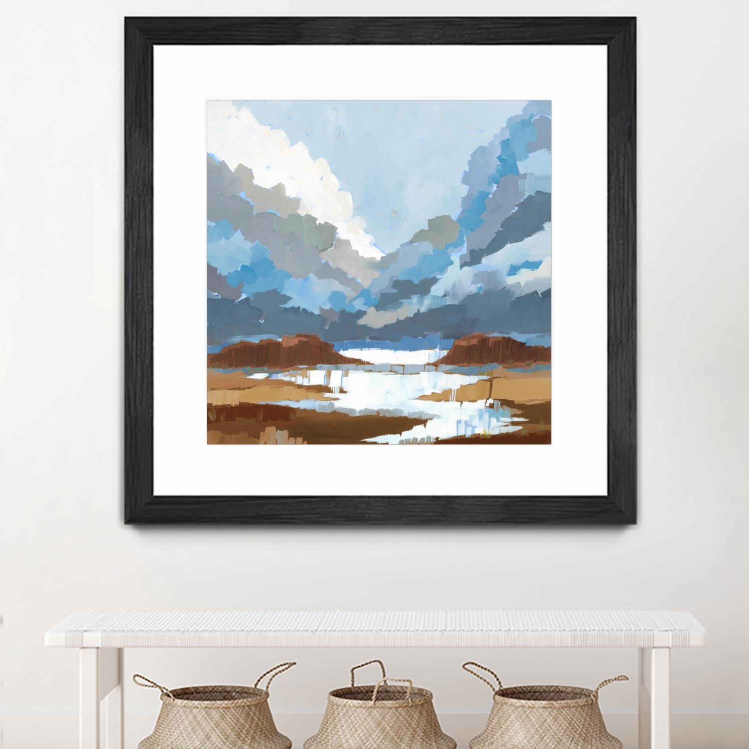 High Altitude V7 by Liz Jardine on GIANT ART - blues scenic clouds