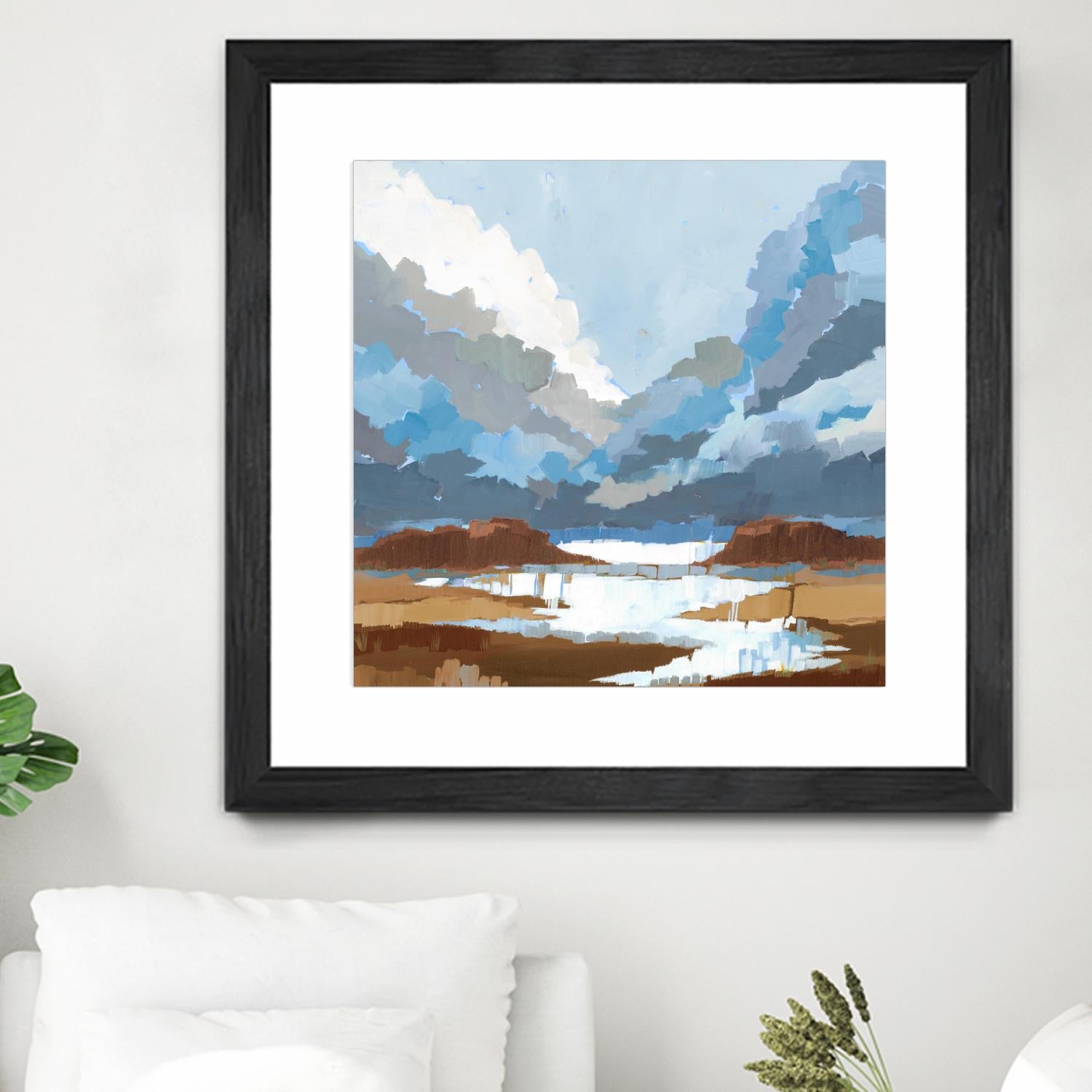 High Altitude V7 by Liz Jardine on GIANT ART - blues scenic clouds