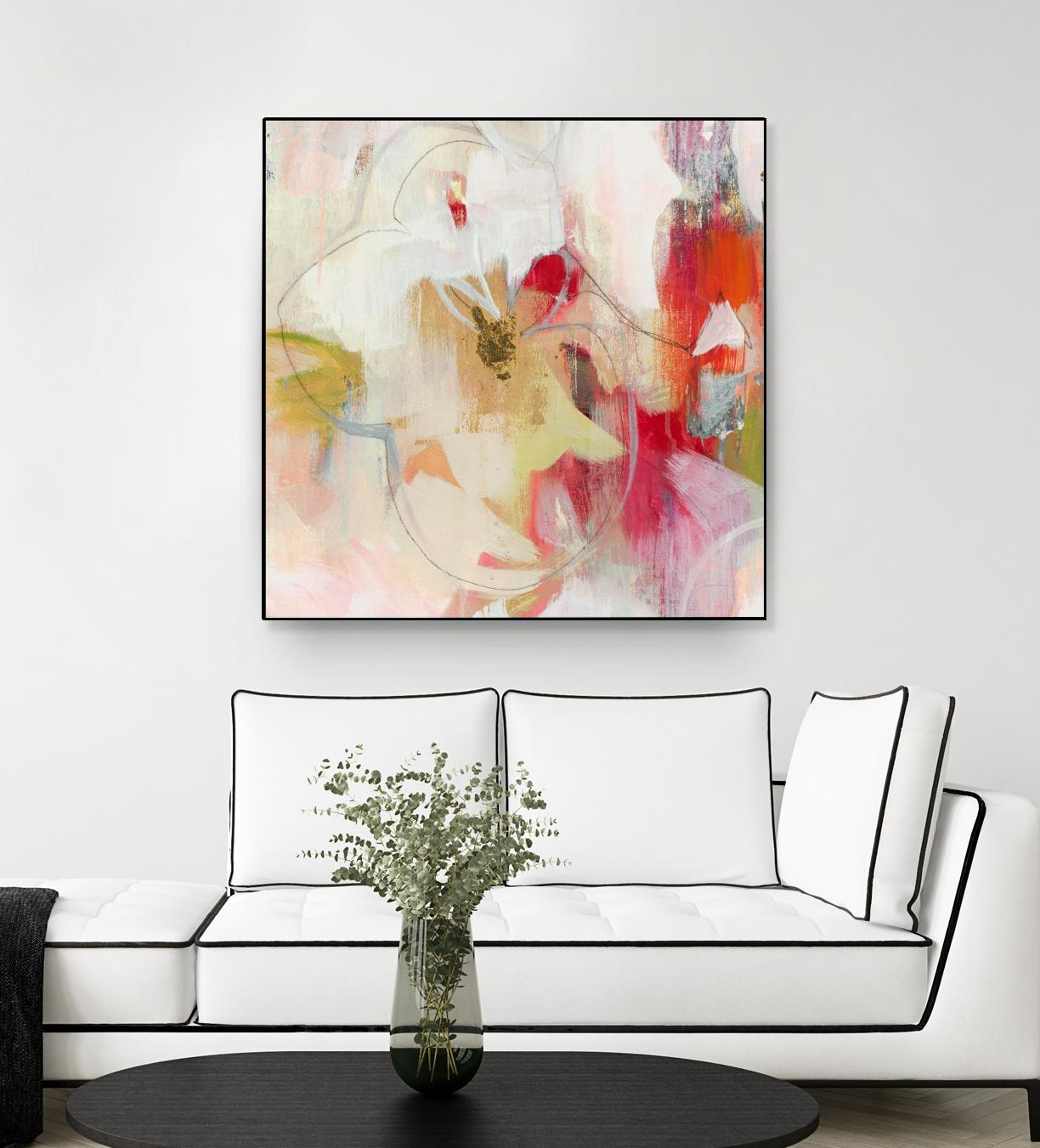 Fresh Start V5 by Liz Jardine on GIANT ART - whites & creams abstract white