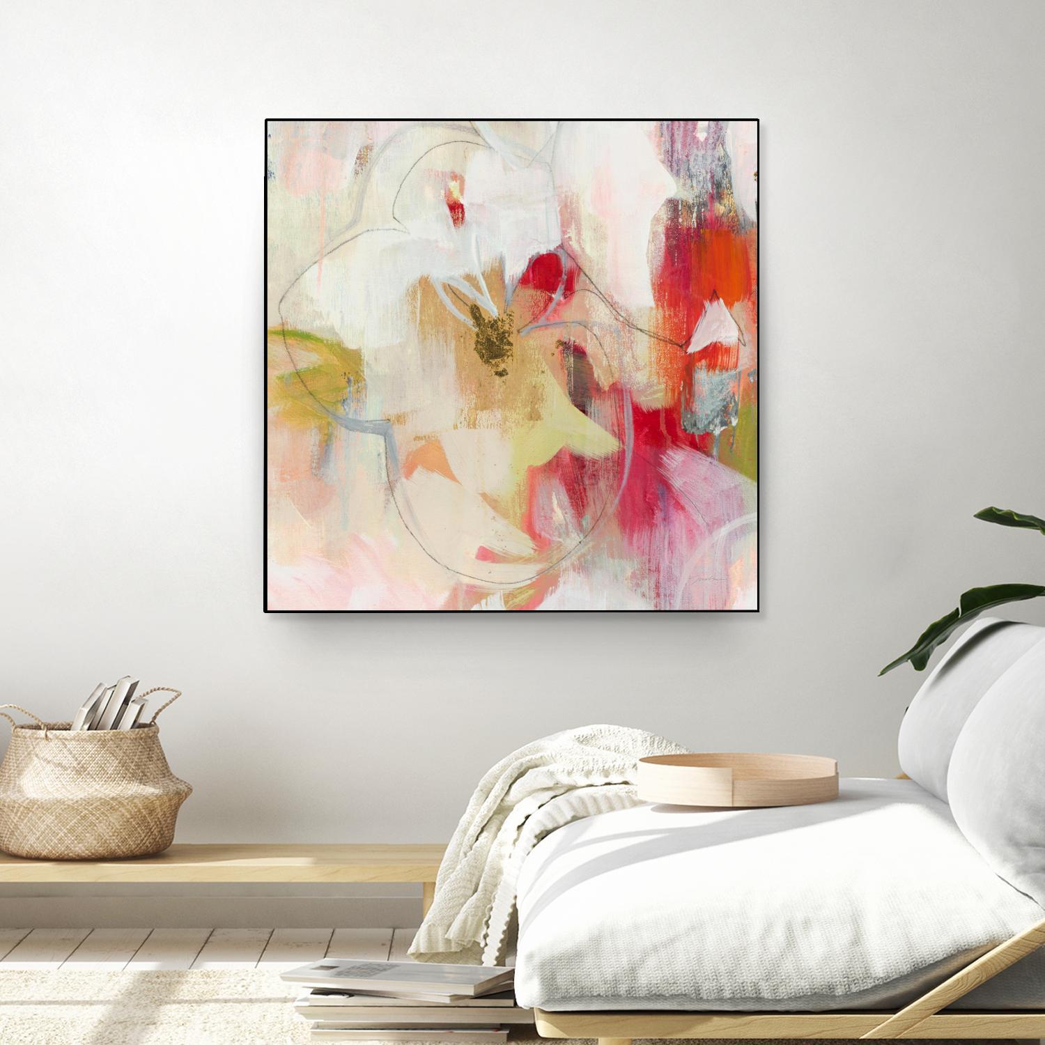 Fresh Start V5 by Liz Jardine on GIANT ART - whites & creams abstract white