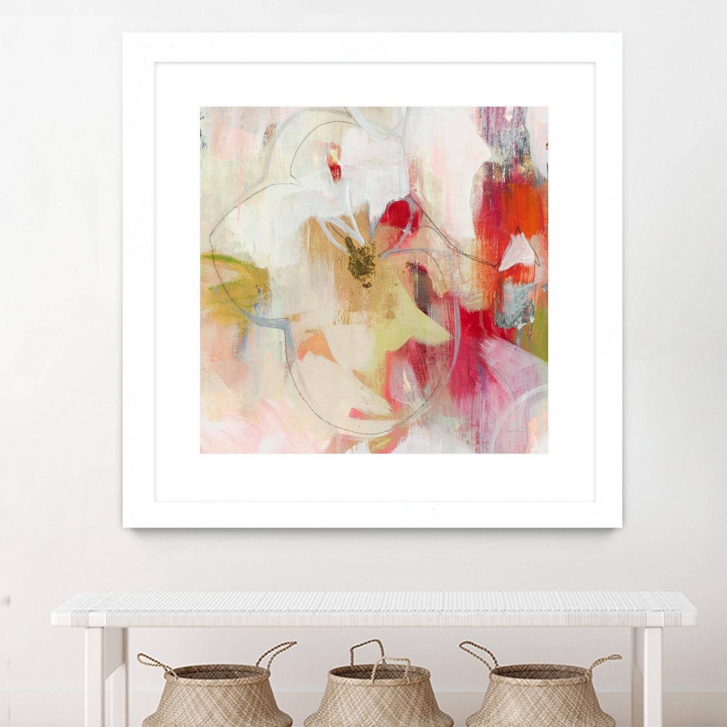 Fresh Start V5 by Liz Jardine on GIANT ART - whites & creams abstract white