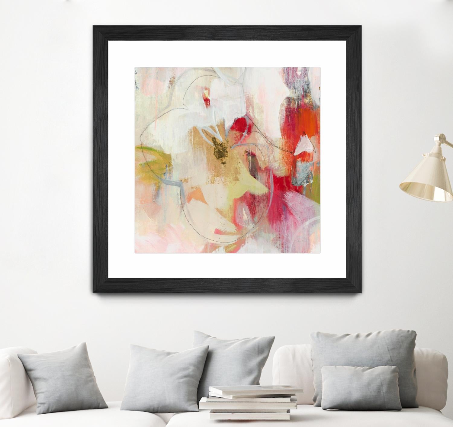 Fresh Start V5 by Liz Jardine on GIANT ART - whites & creams abstract white