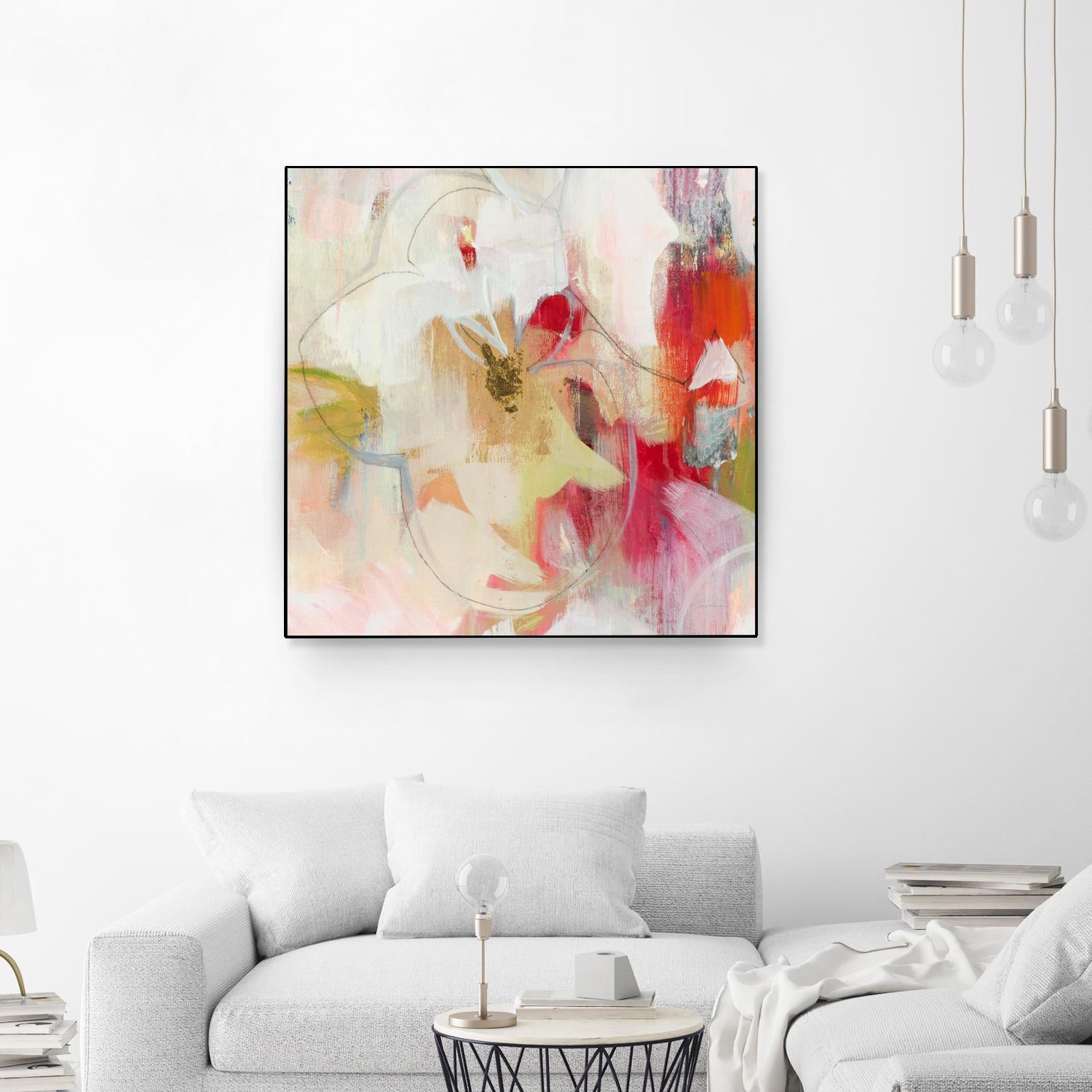 Fresh Start V5 by Liz Jardine on GIANT ART - whites & creams abstract white