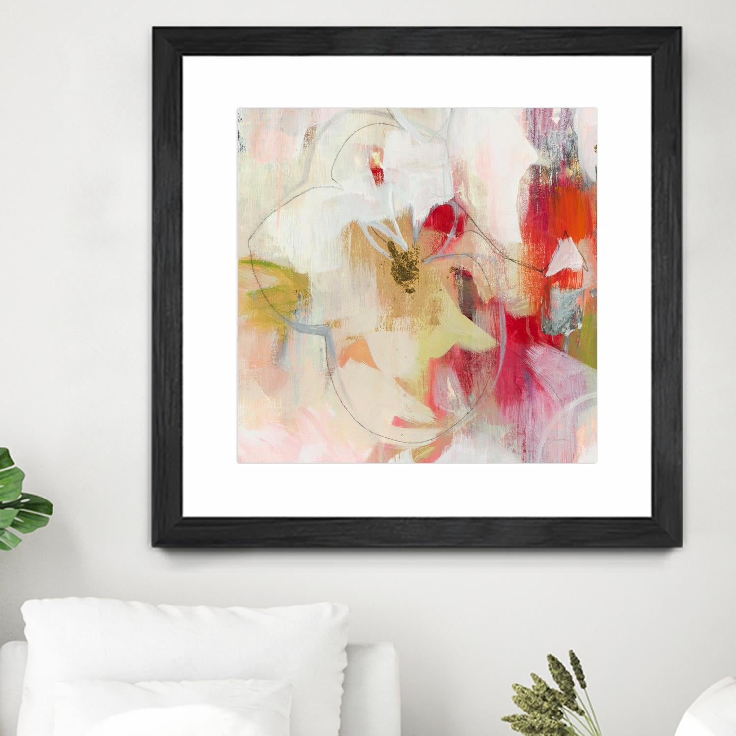 Fresh Start V5 by Liz Jardine on GIANT ART - whites & creams abstract white