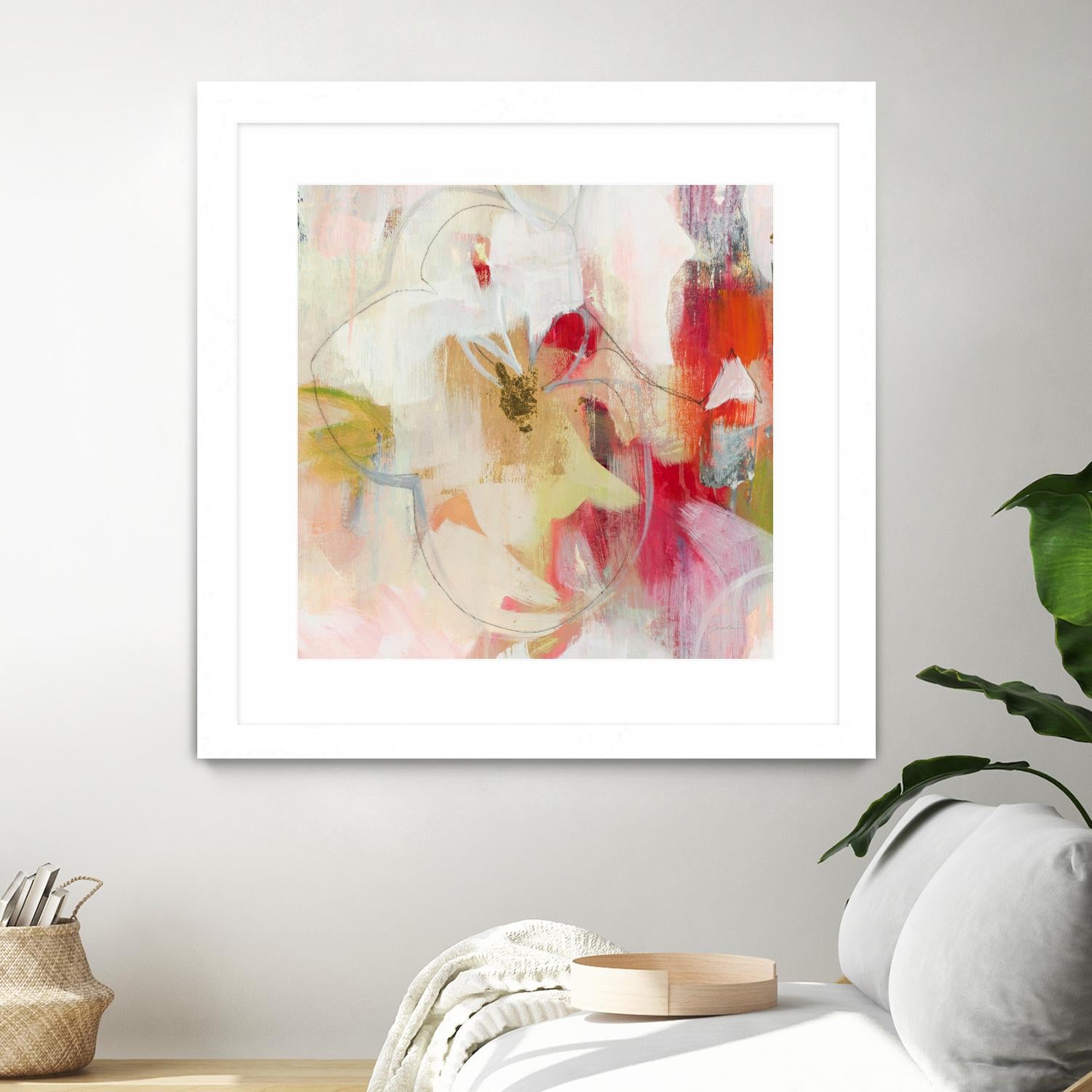 Fresh Start V5 by Liz Jardine on GIANT ART - whites & creams abstract white