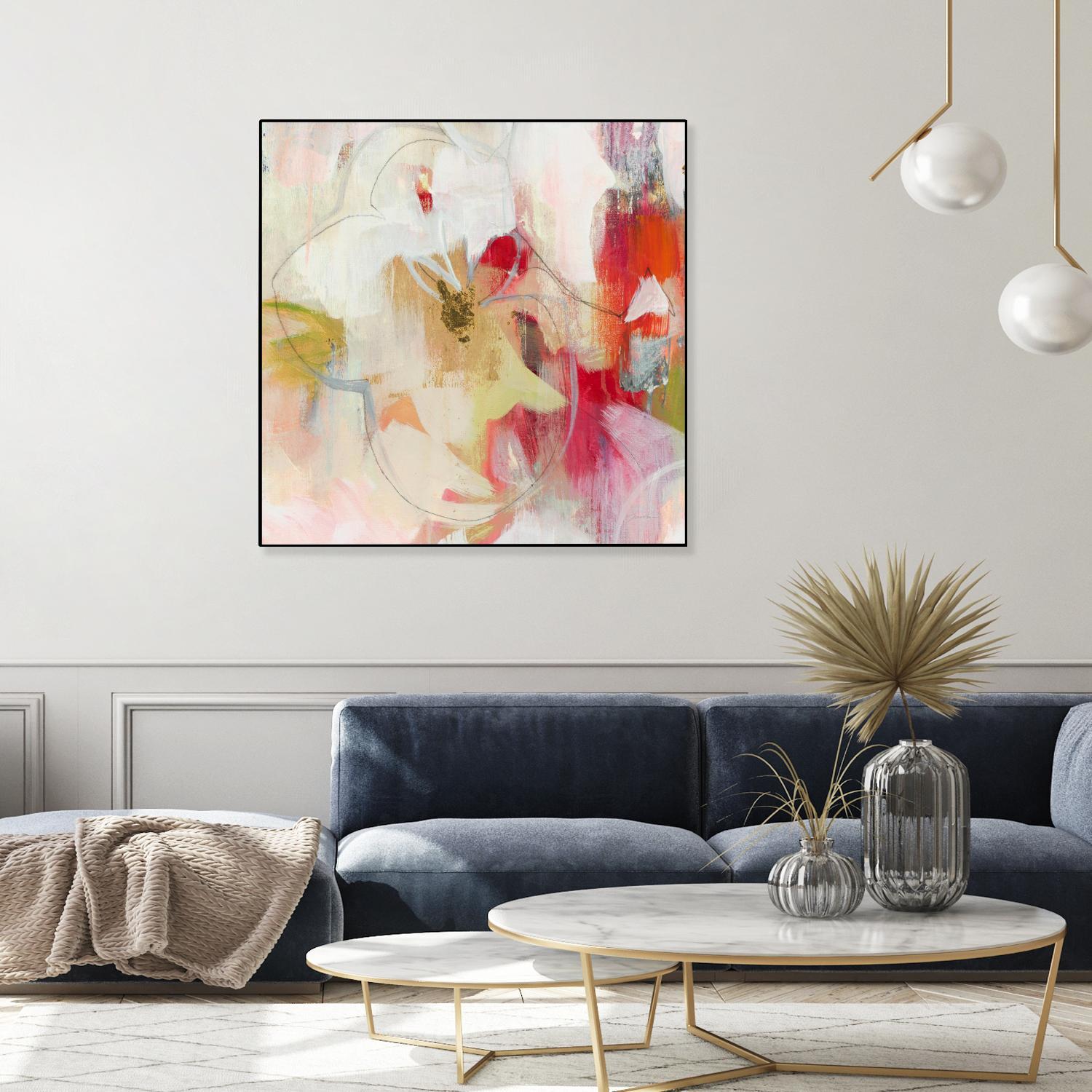 Fresh Start V5 by Liz Jardine on GIANT ART - whites & creams abstract white