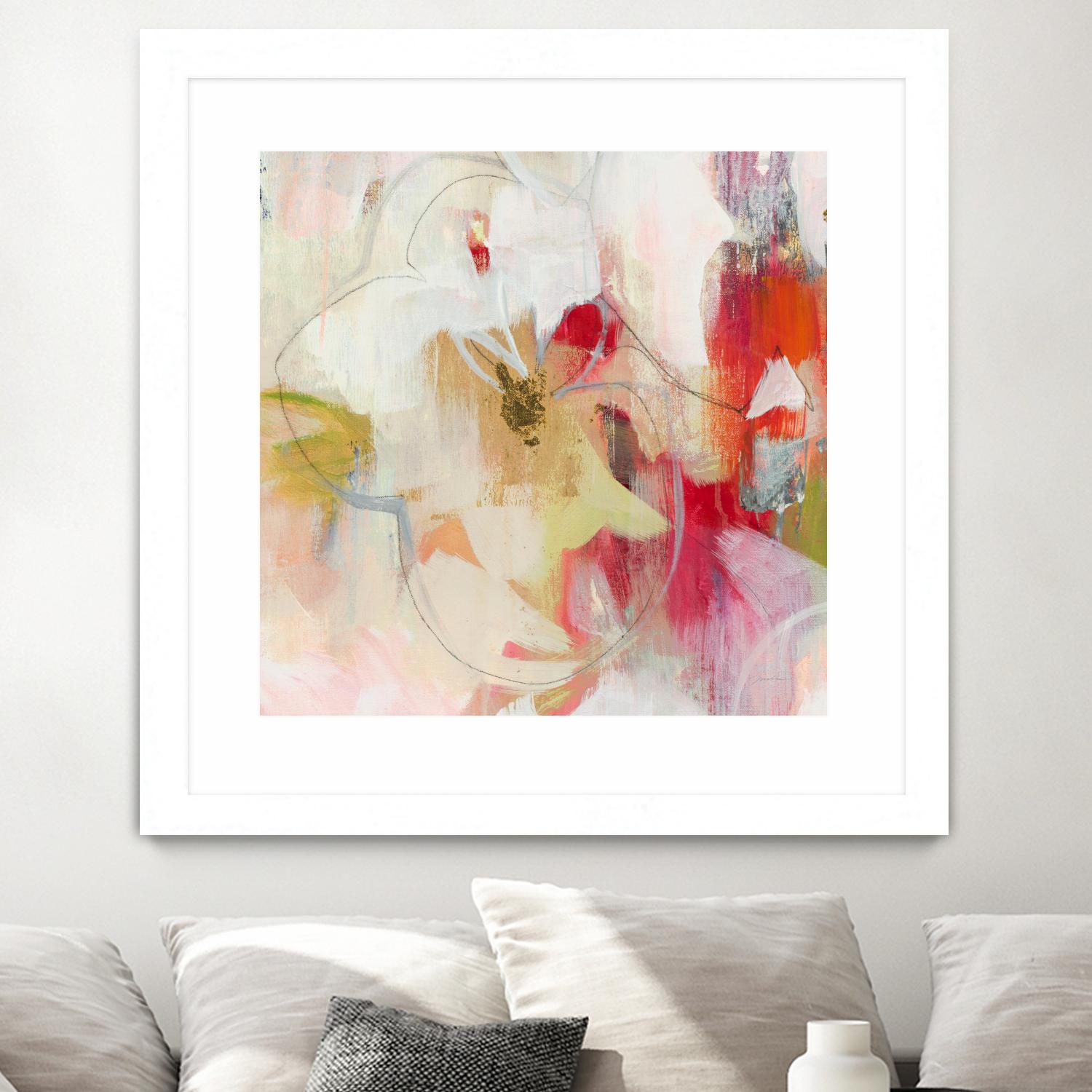 Fresh Start V5 by Liz Jardine on GIANT ART - whites & creams abstract white