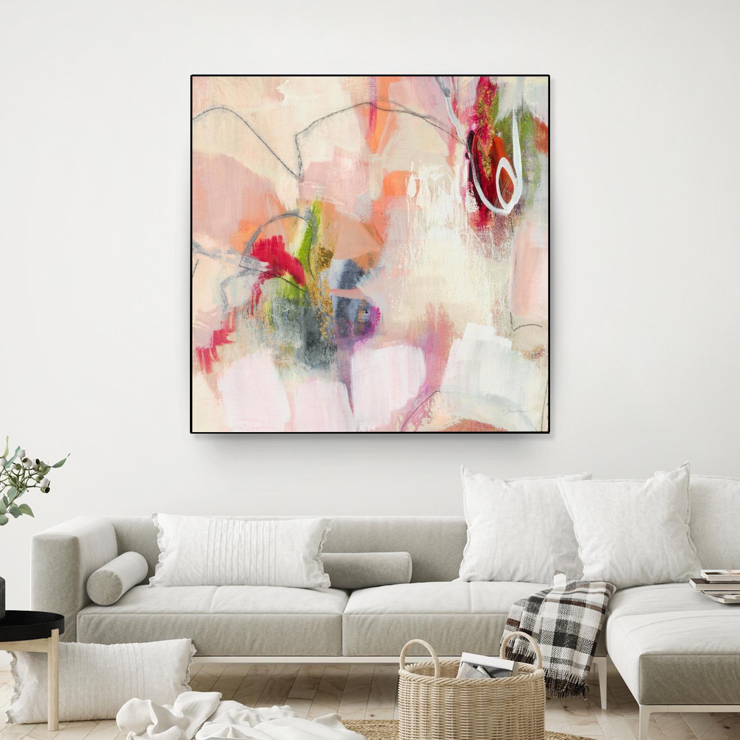 Fresh Start V7 by Liz Jardine on GIANT ART - whites & creams abstract white
