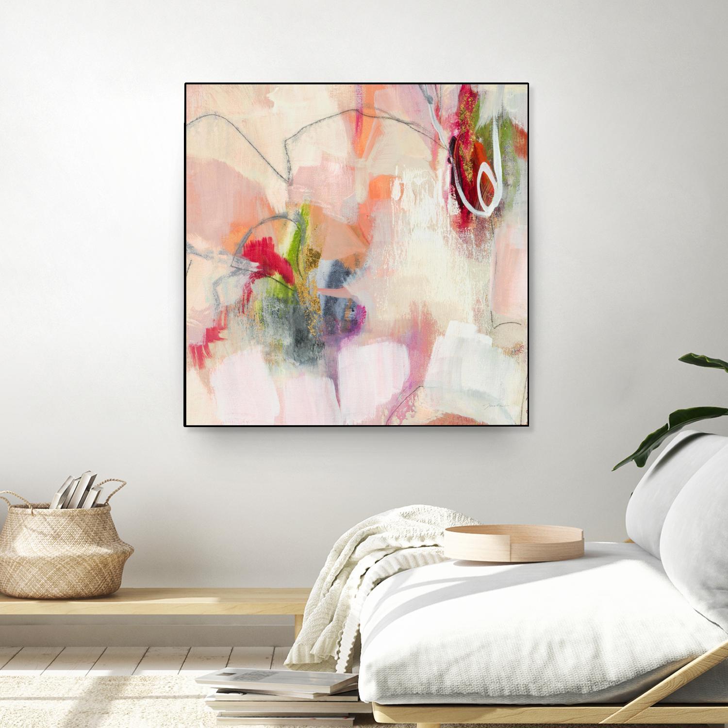Fresh Start V7 by Liz Jardine on GIANT ART - whites & creams abstract white