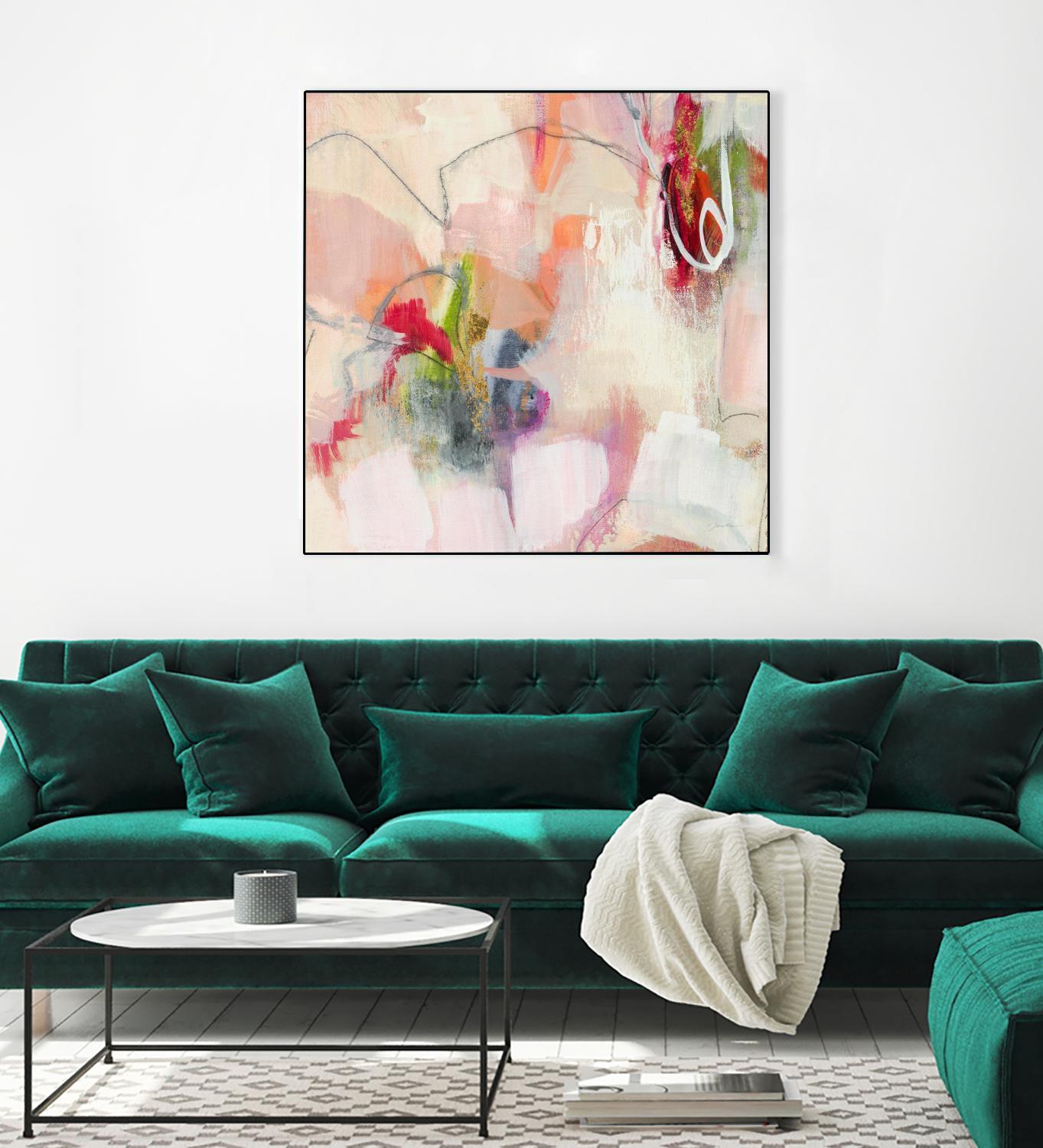 Fresh Start V7 by Liz Jardine on GIANT ART - whites & creams abstract white