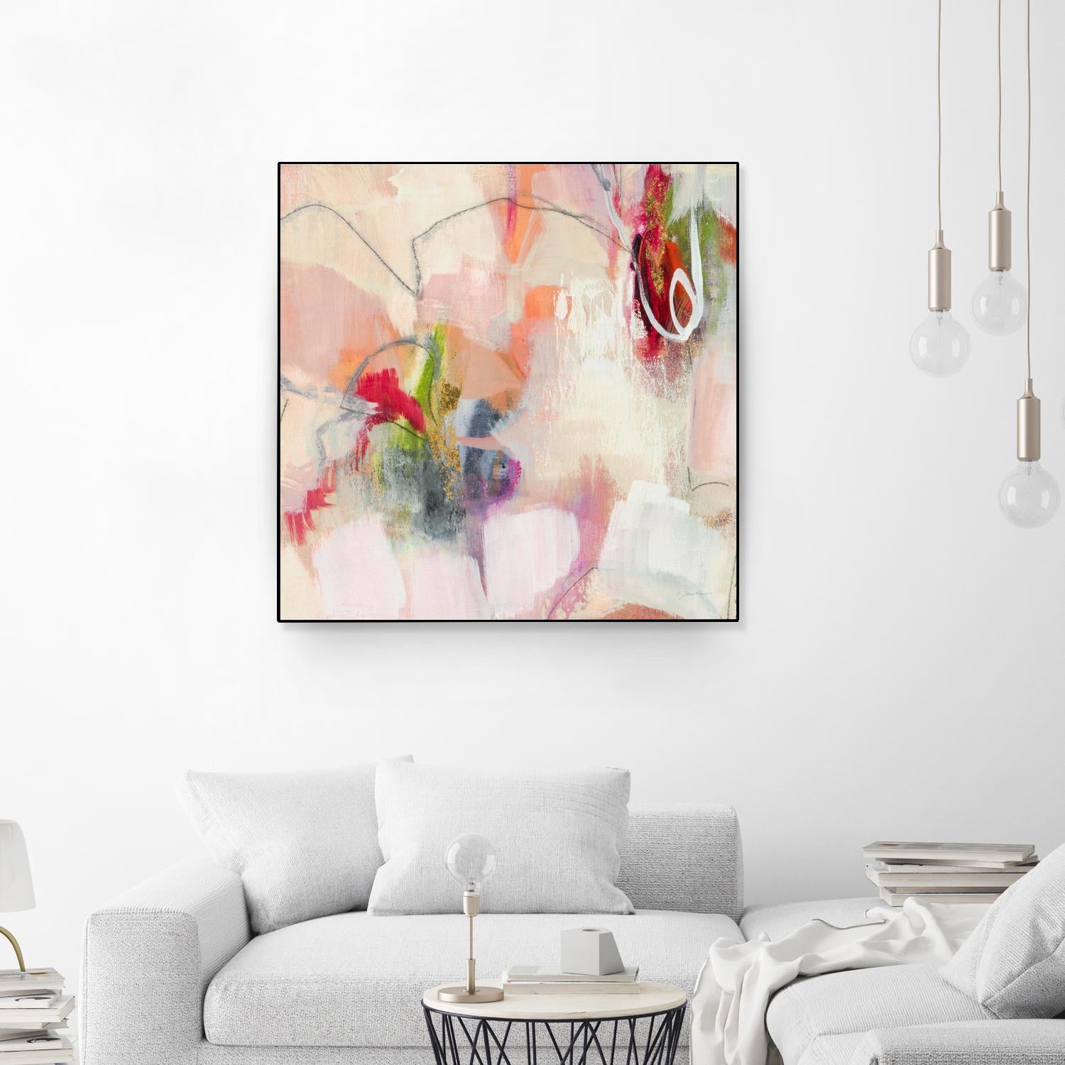 Fresh Start V7 by Liz Jardine on GIANT ART - whites & creams abstract white