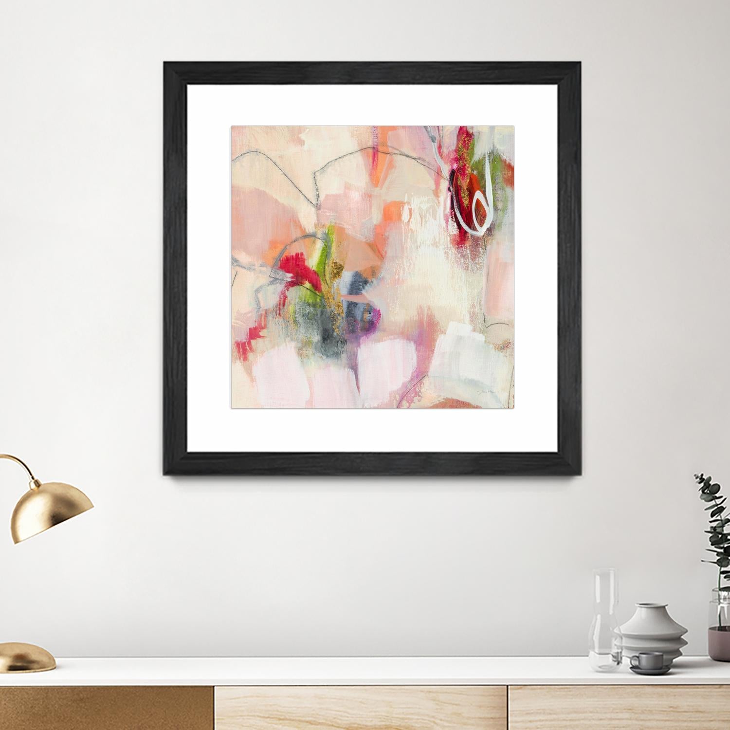 Fresh Start V7 by Liz Jardine on GIANT ART - whites & creams abstract white