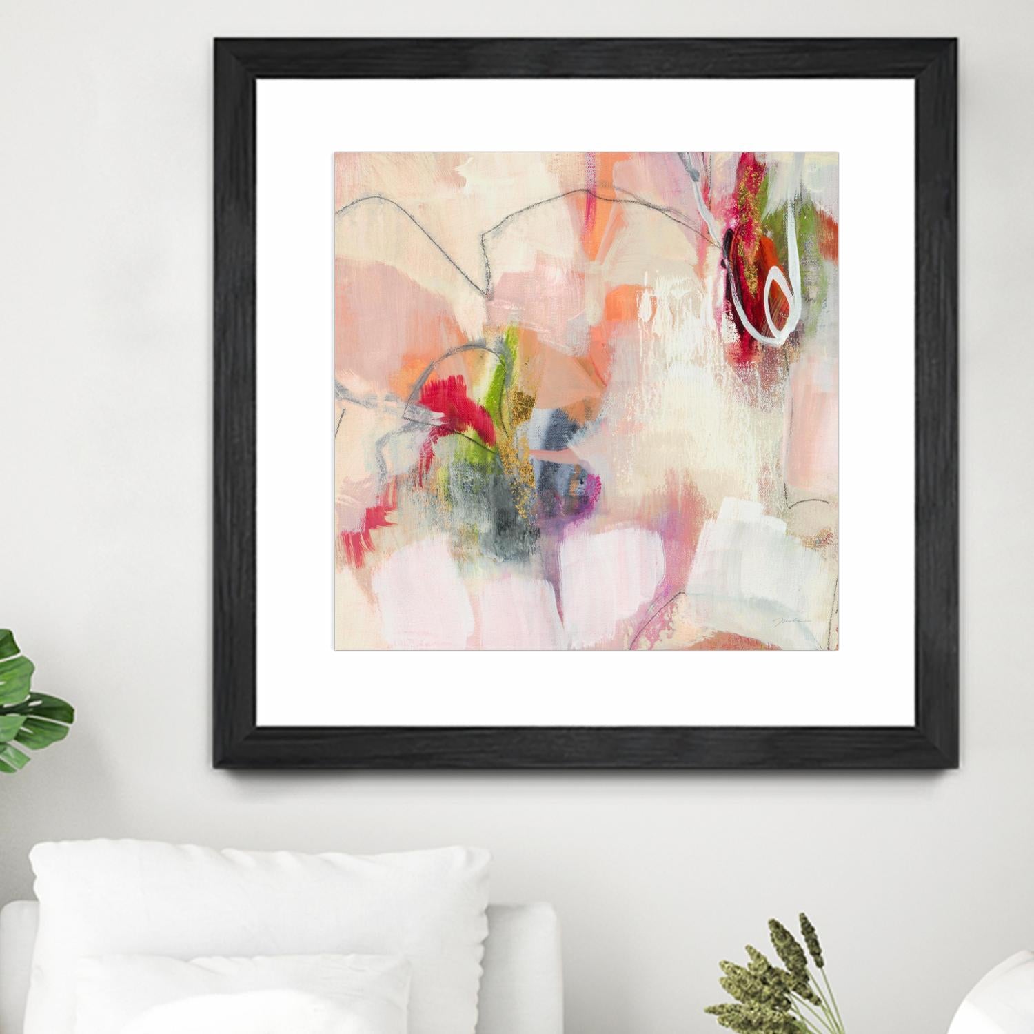 Fresh Start V7 by Liz Jardine on GIANT ART - whites & creams abstract white