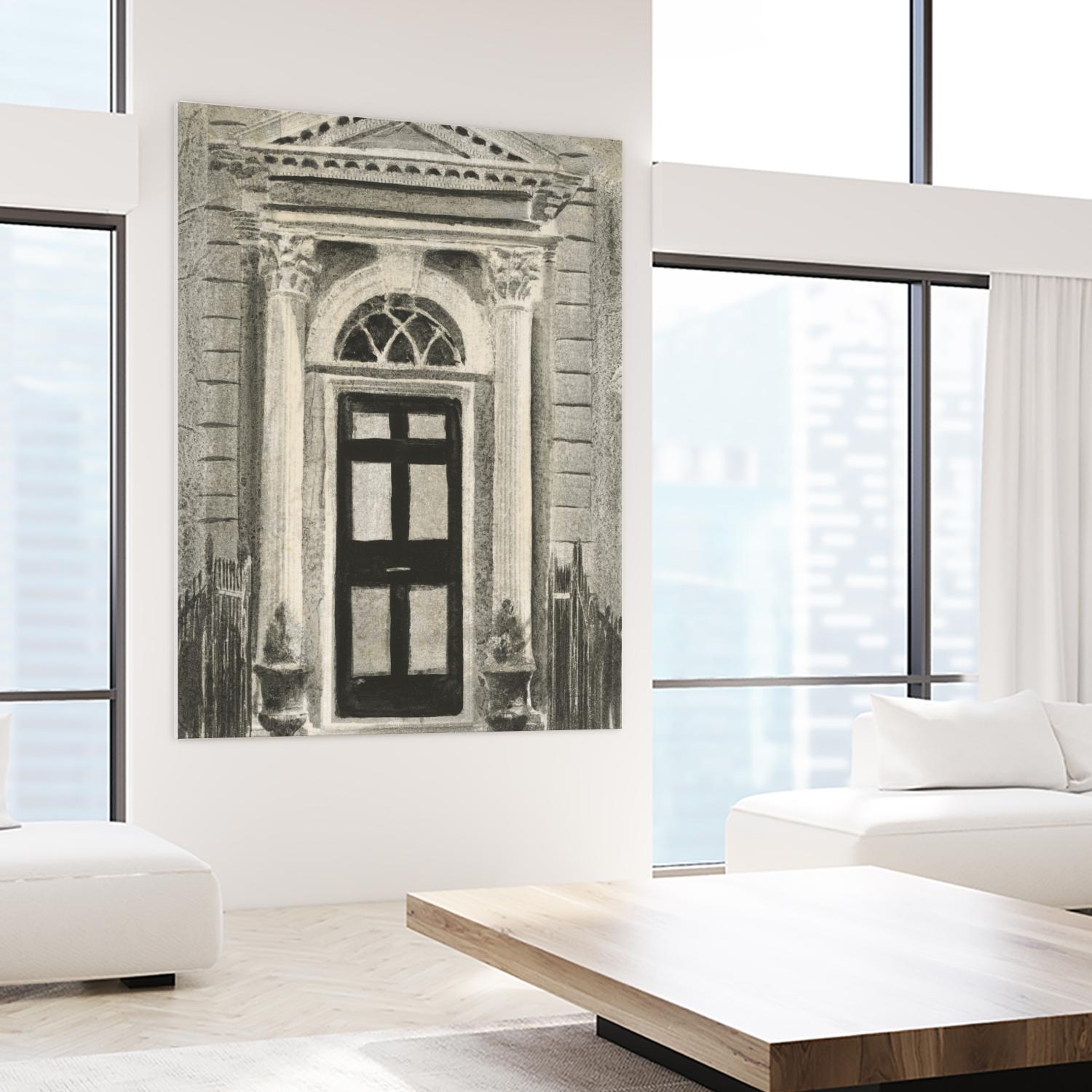 Portal Series #4 by Liz Jardine on GIANT ART - white antiquities, architecture