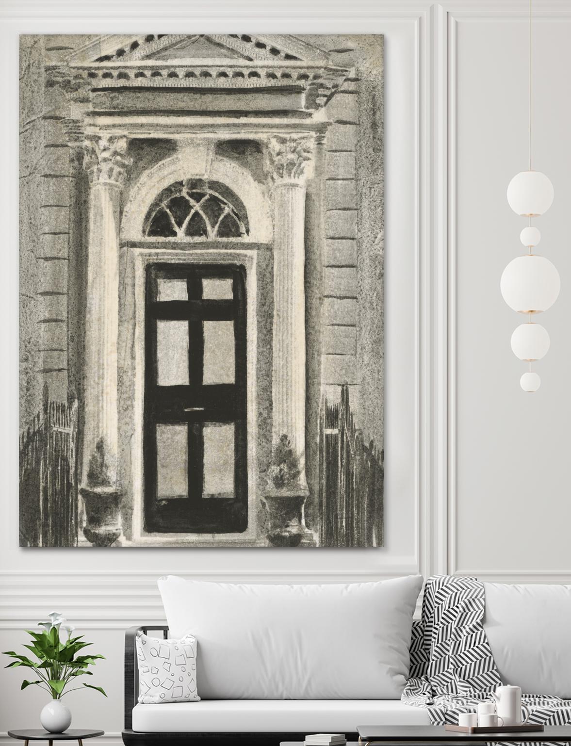 Portal Series #4 by Liz Jardine on GIANT ART - white antiquities, architecture