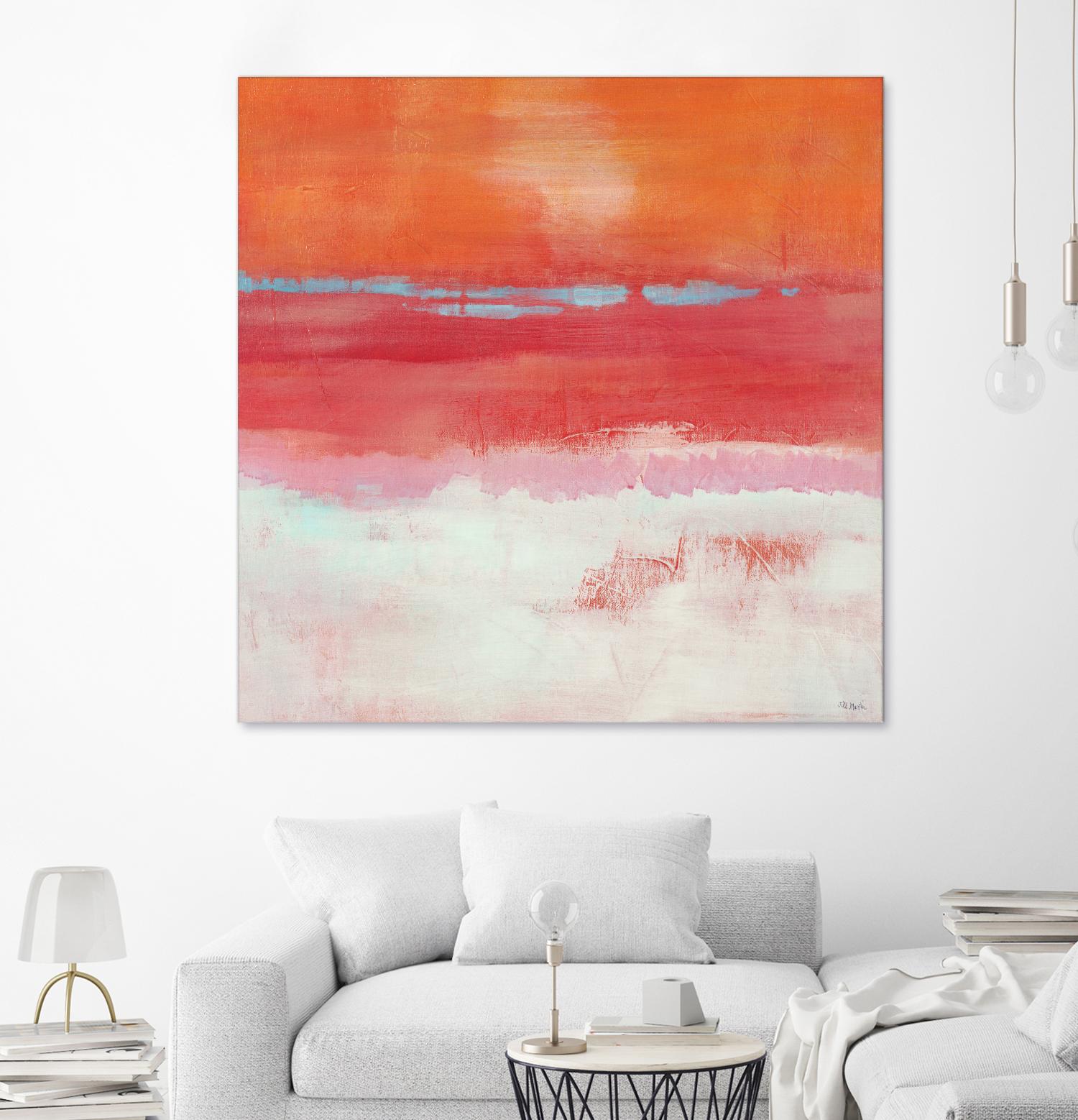 Persimmon Jump I by Jill Martin on GIANT ART - orange abstract