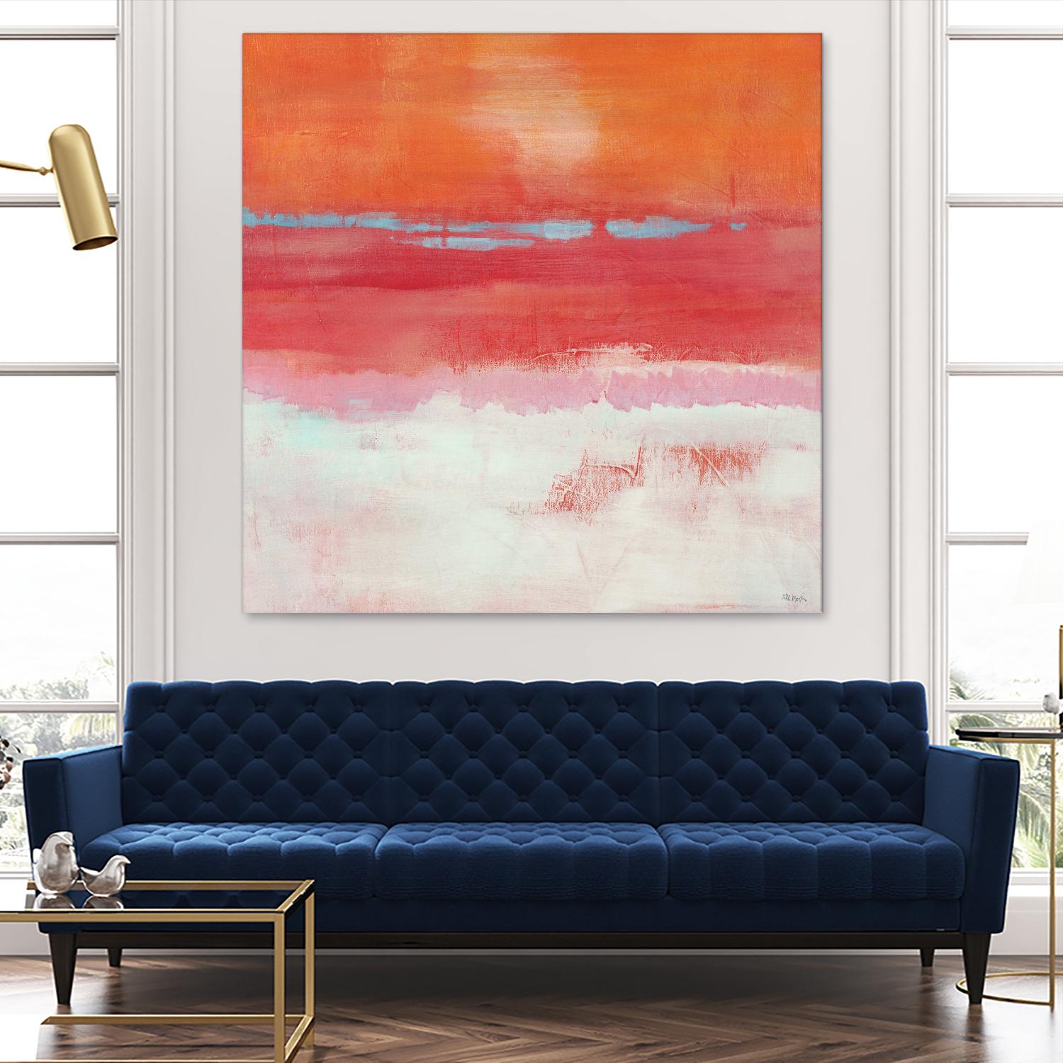 Persimmon Jump I by Jill Martin on GIANT ART - orange abstract