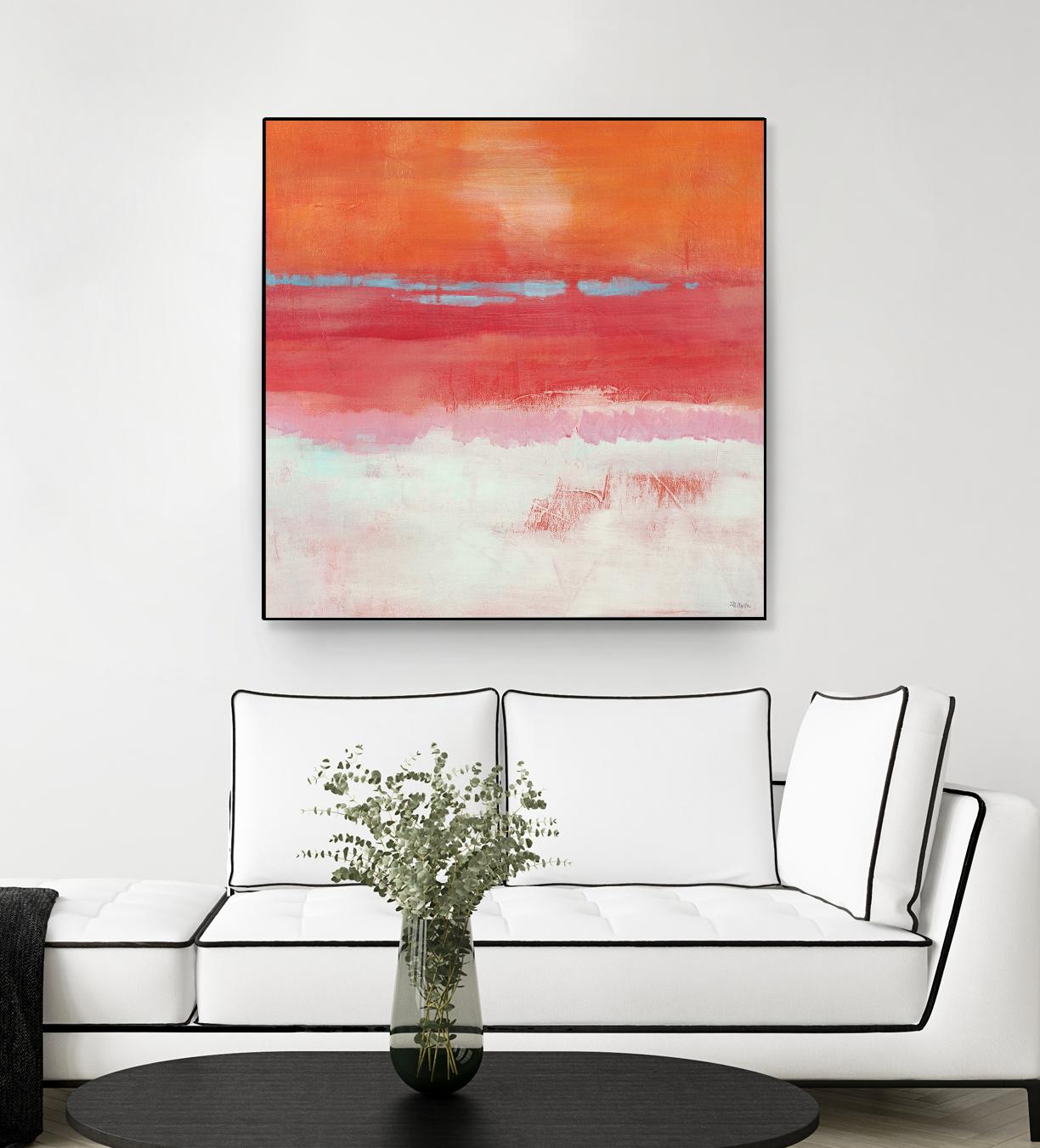 Persimmon Jump I by Jill Martin on GIANT ART - orange abstract