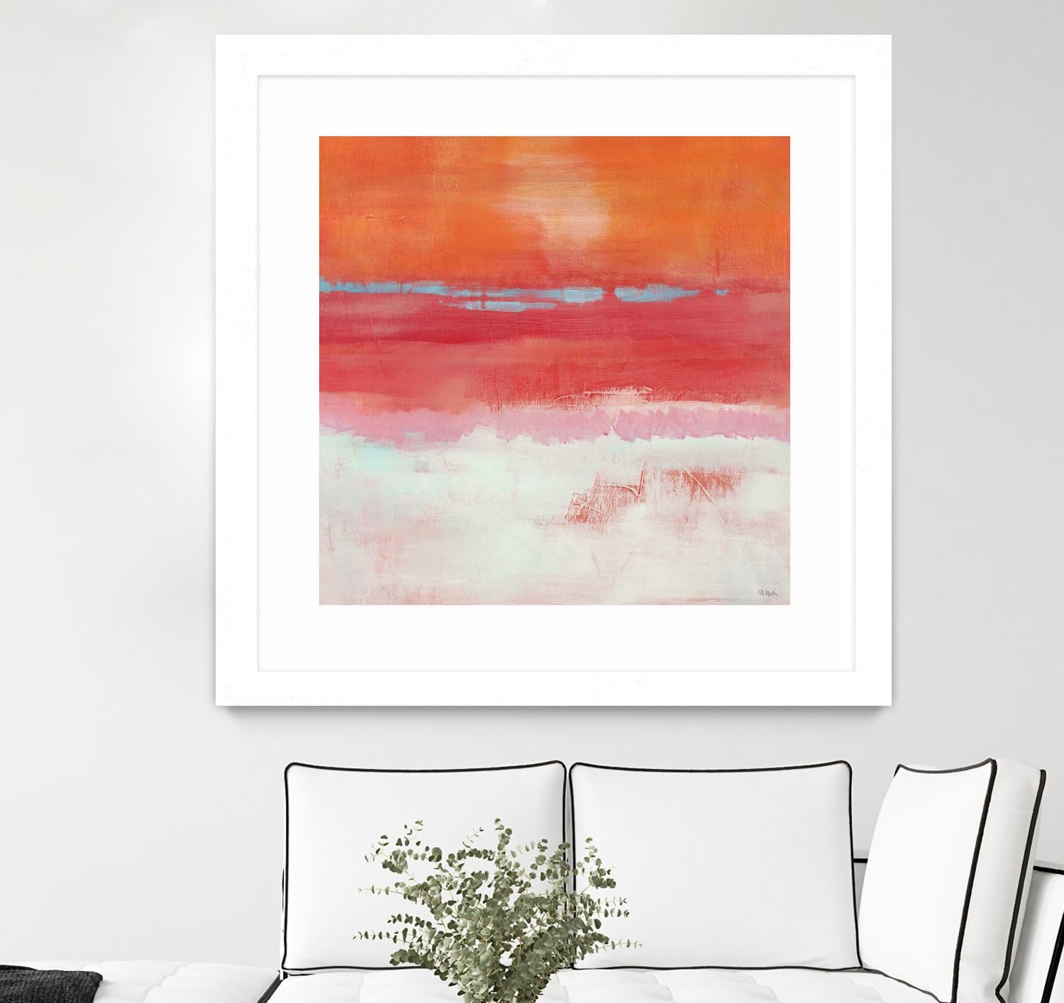 Persimmon Jump I by Jill Martin on GIANT ART - orange abstract