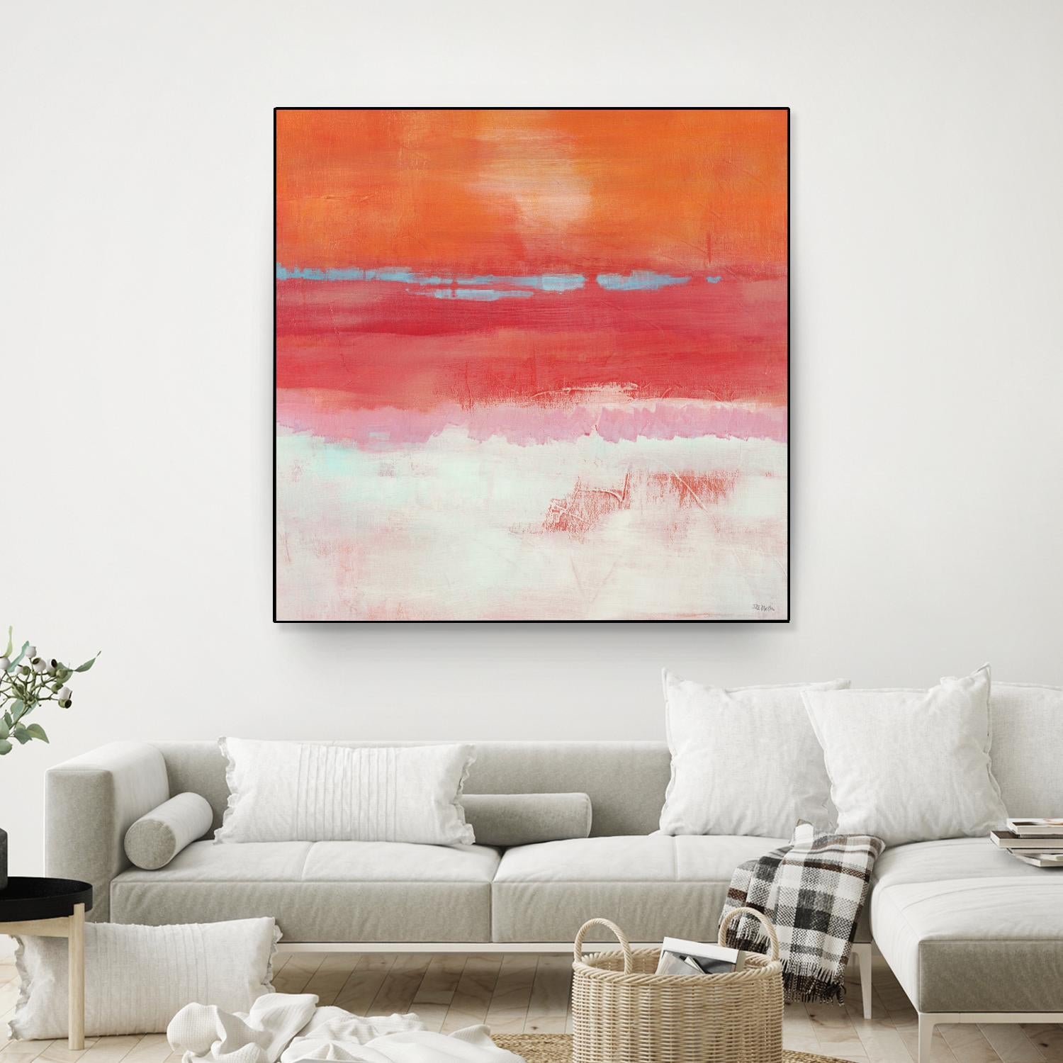 Persimmon Jump I by Jill Martin on GIANT ART - orange abstract