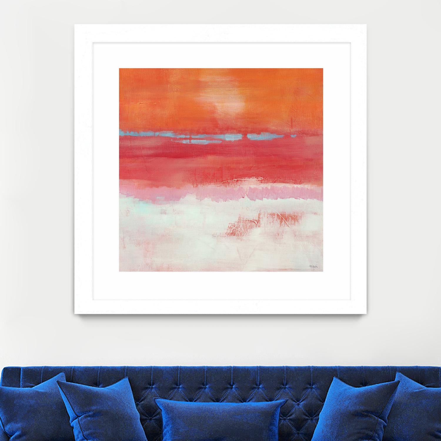 Persimmon Jump I by Jill Martin on GIANT ART - orange abstract