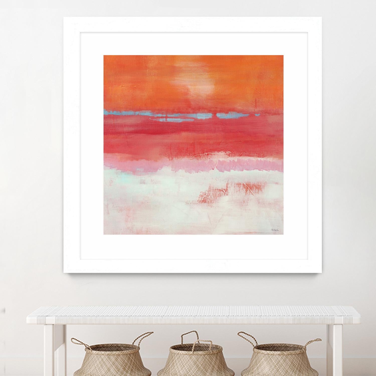Persimmon Jump I by Jill Martin on GIANT ART - orange abstract
