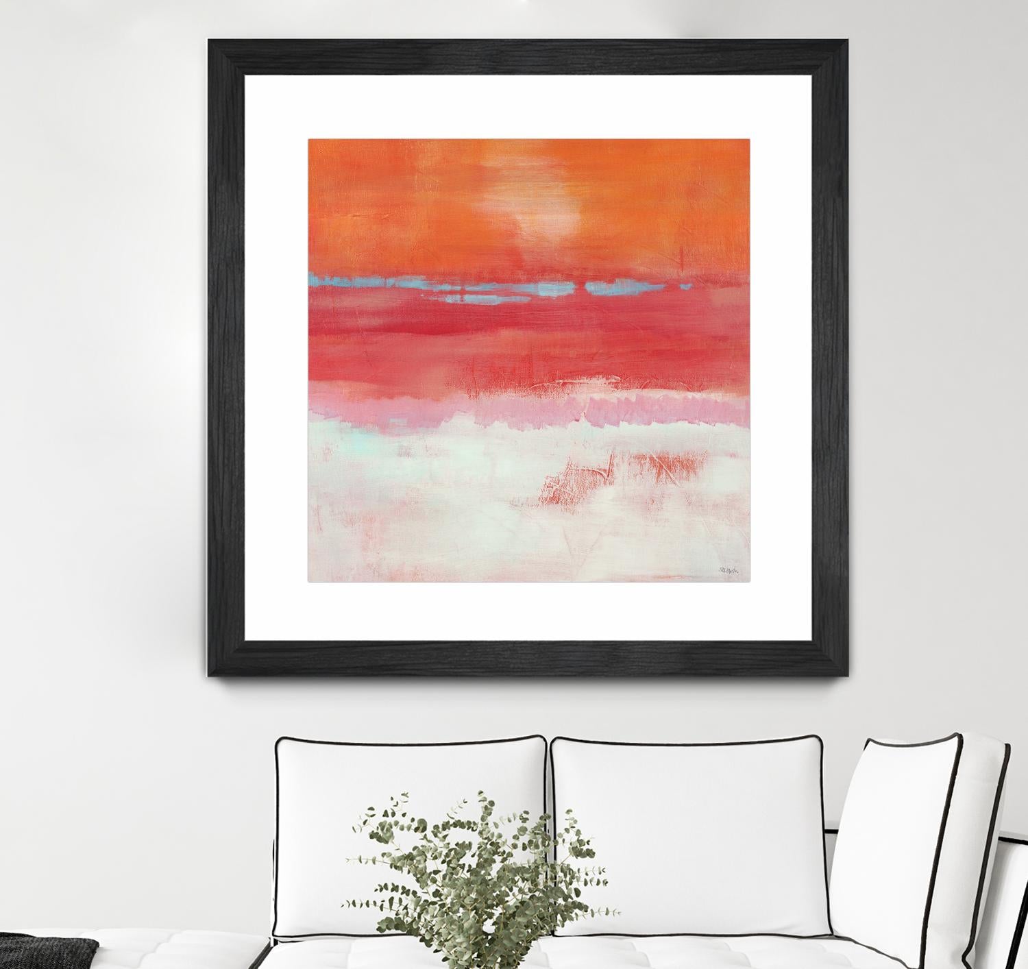 Persimmon Jump I by Jill Martin on GIANT ART - orange abstract