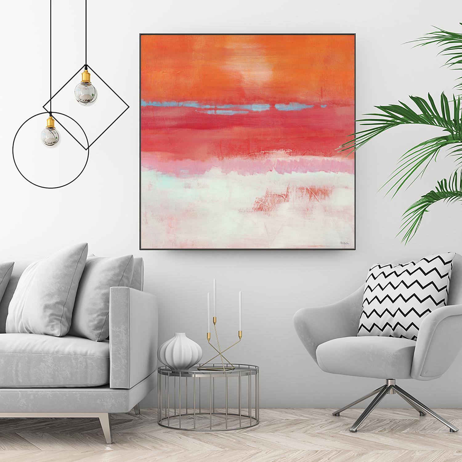 Persimmon Jump I by Jill Martin on GIANT ART - orange abstract