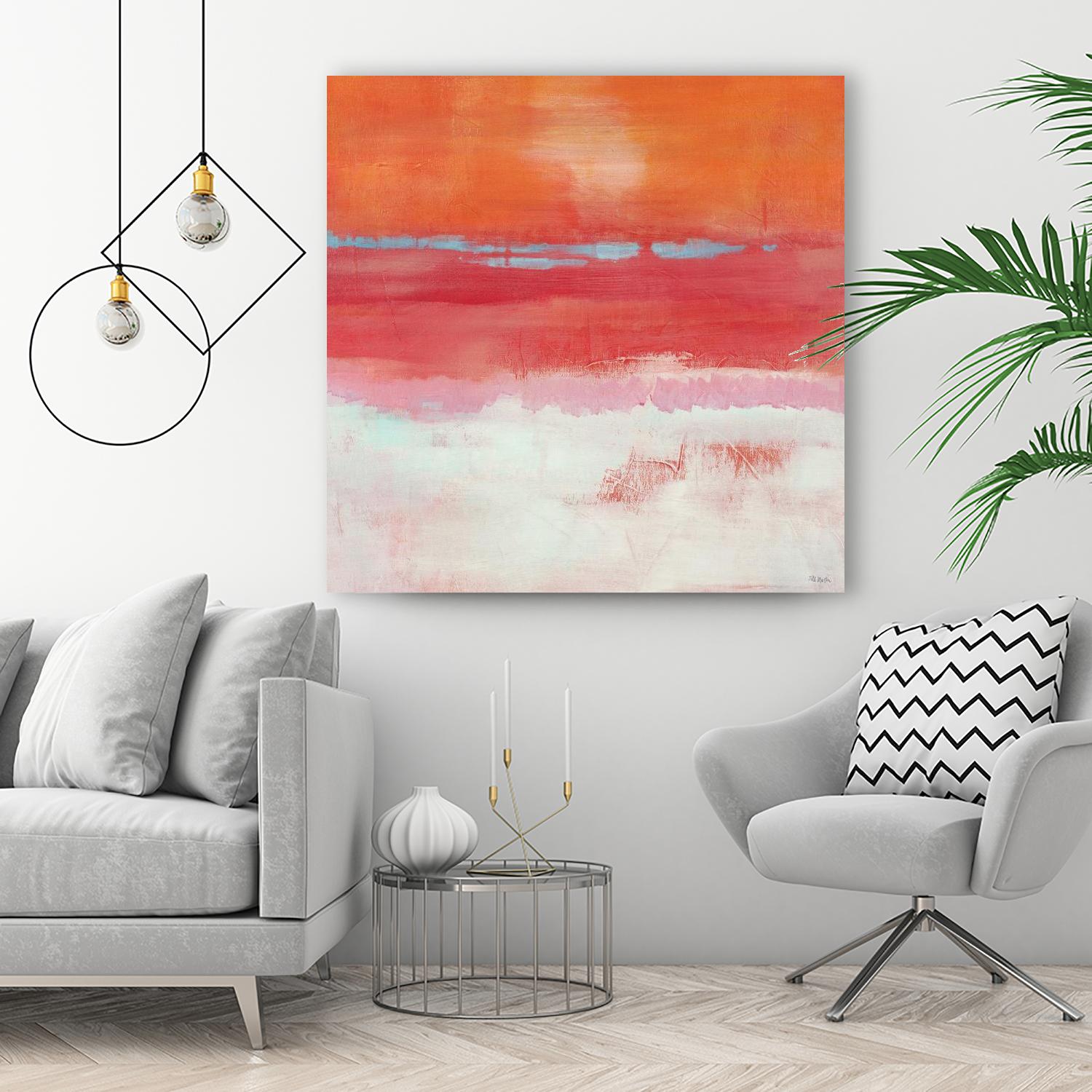 Persimmon Jump I by Jill Martin on GIANT ART - orange abstract