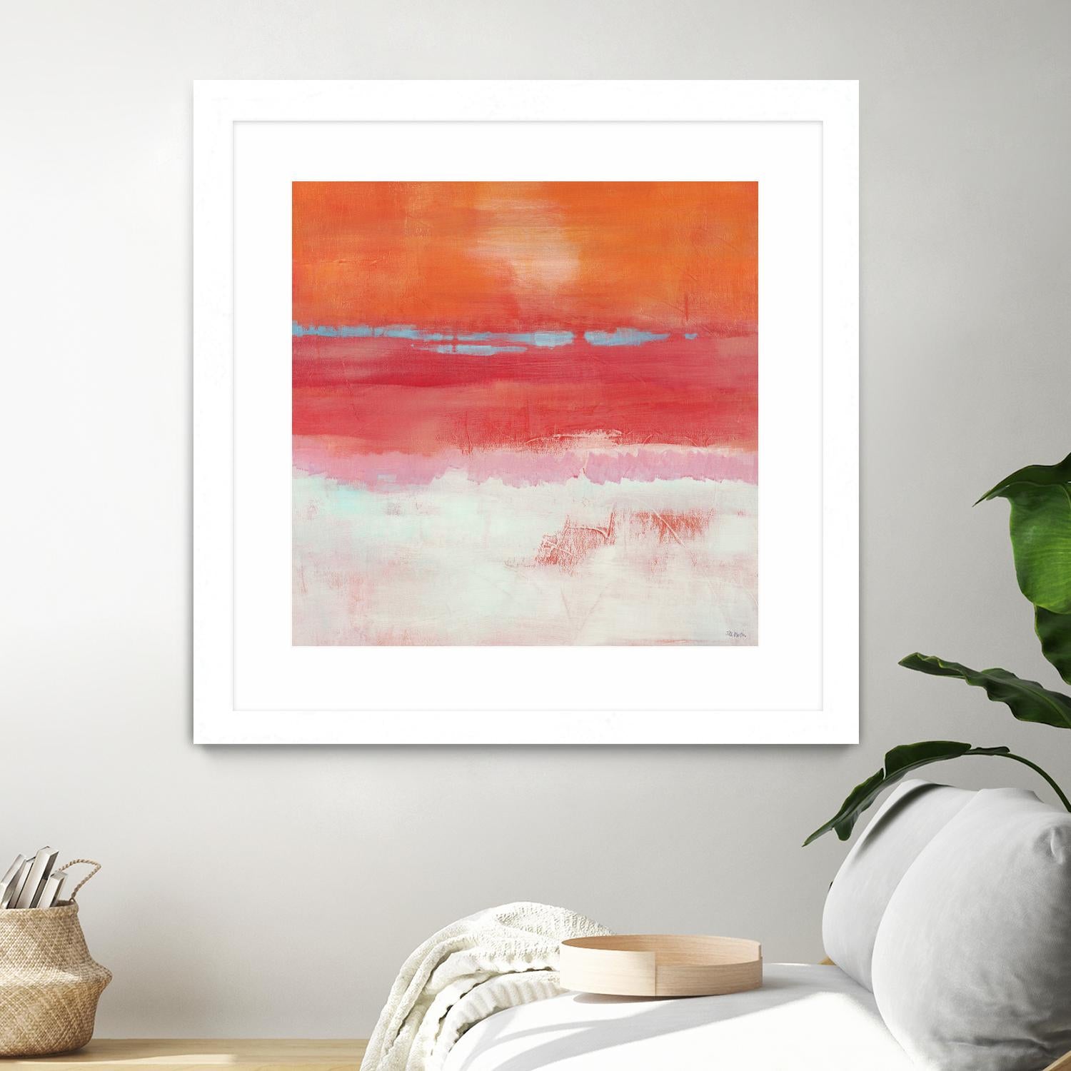 Persimmon Jump I by Jill Martin on GIANT ART - orange abstract