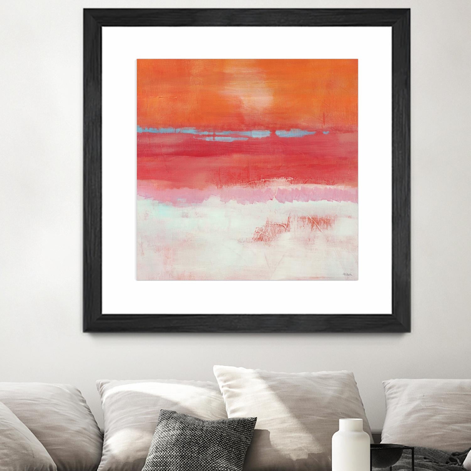 Persimmon Jump I by Jill Martin on GIANT ART - orange abstract