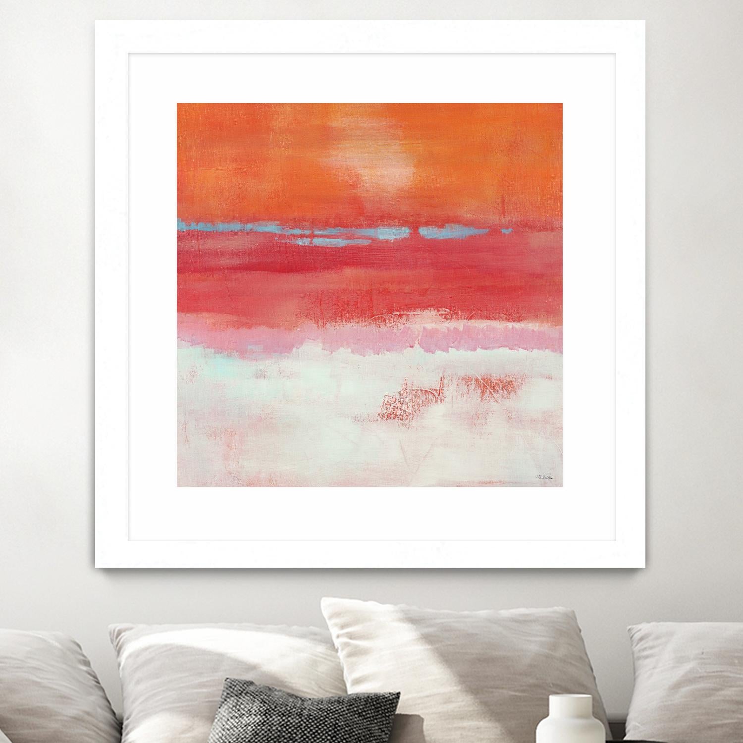 Persimmon Jump I by Jill Martin on GIANT ART - orange abstract