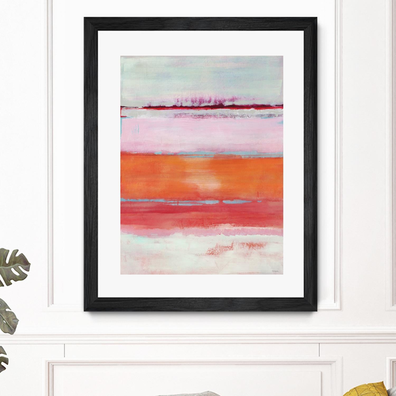 Persimmon Jump by Jill Martin on GIANT ART - orange abstract