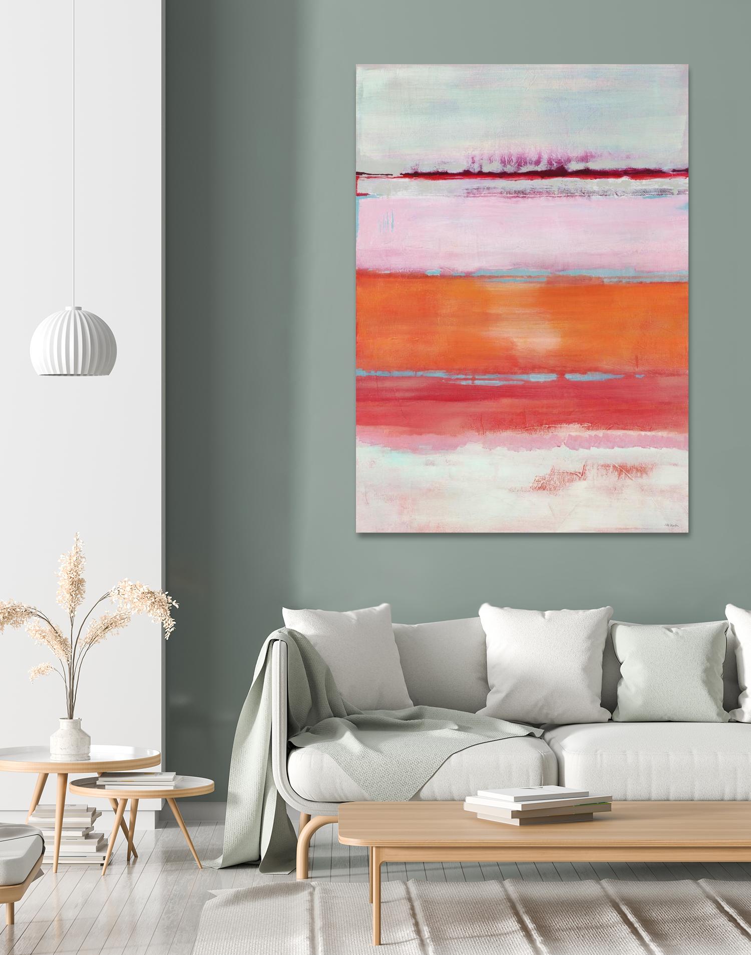 Persimmon Jump by Jill Martin on GIANT ART - orange abstract