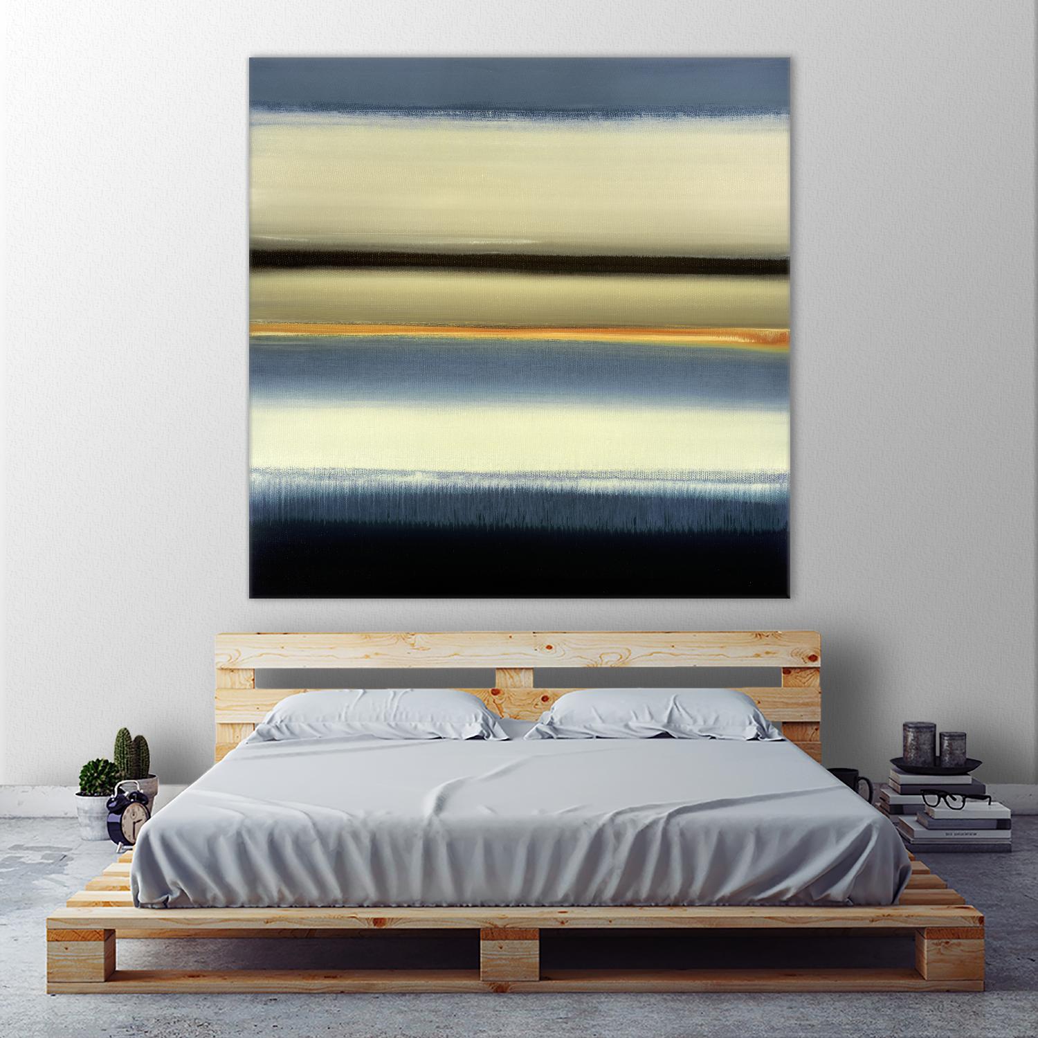 Remembering When by Lisa Ridgers on GIANT ART - beige abstract