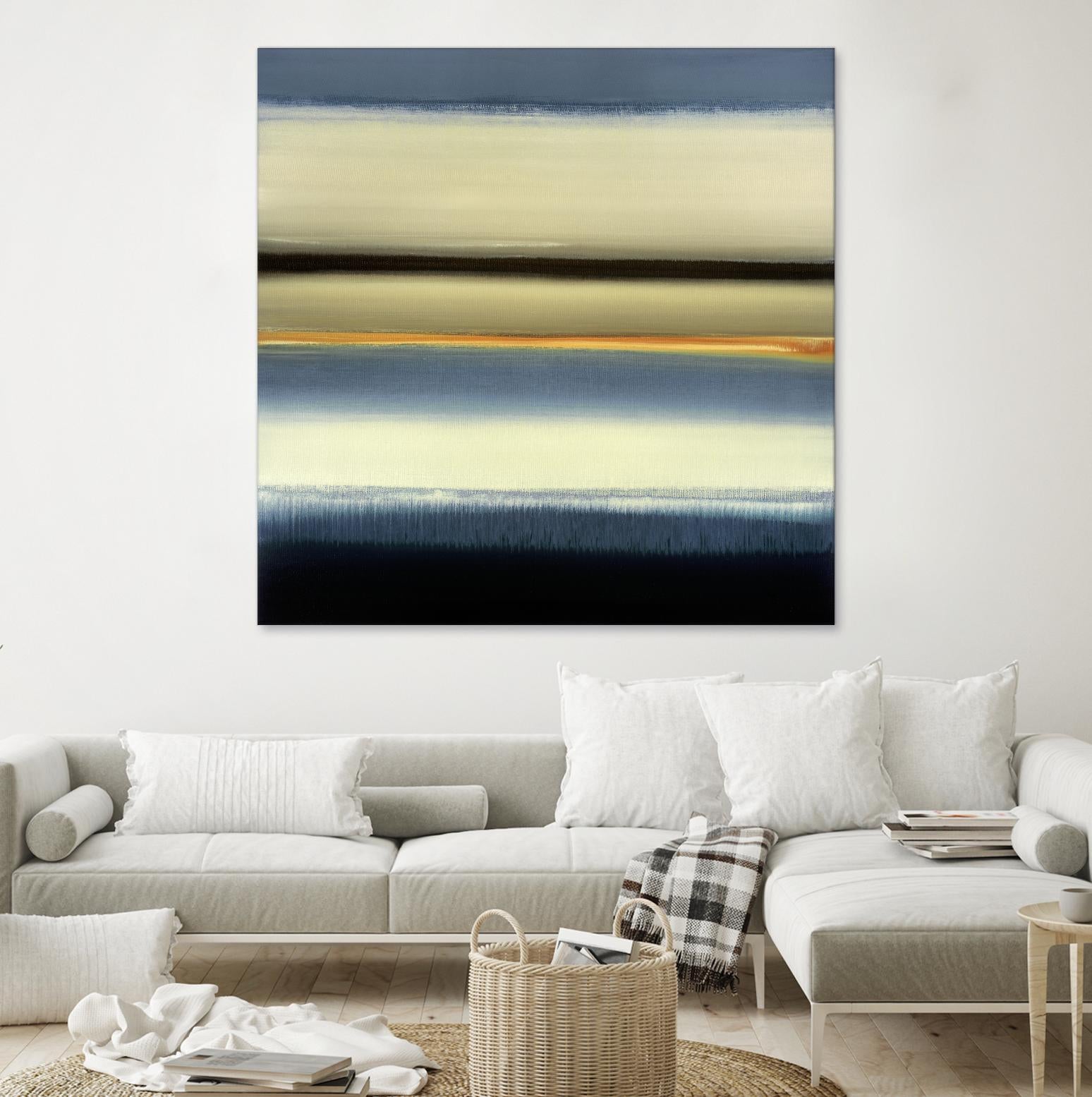 Remembering When by Lisa Ridgers on GIANT ART - beige abstract