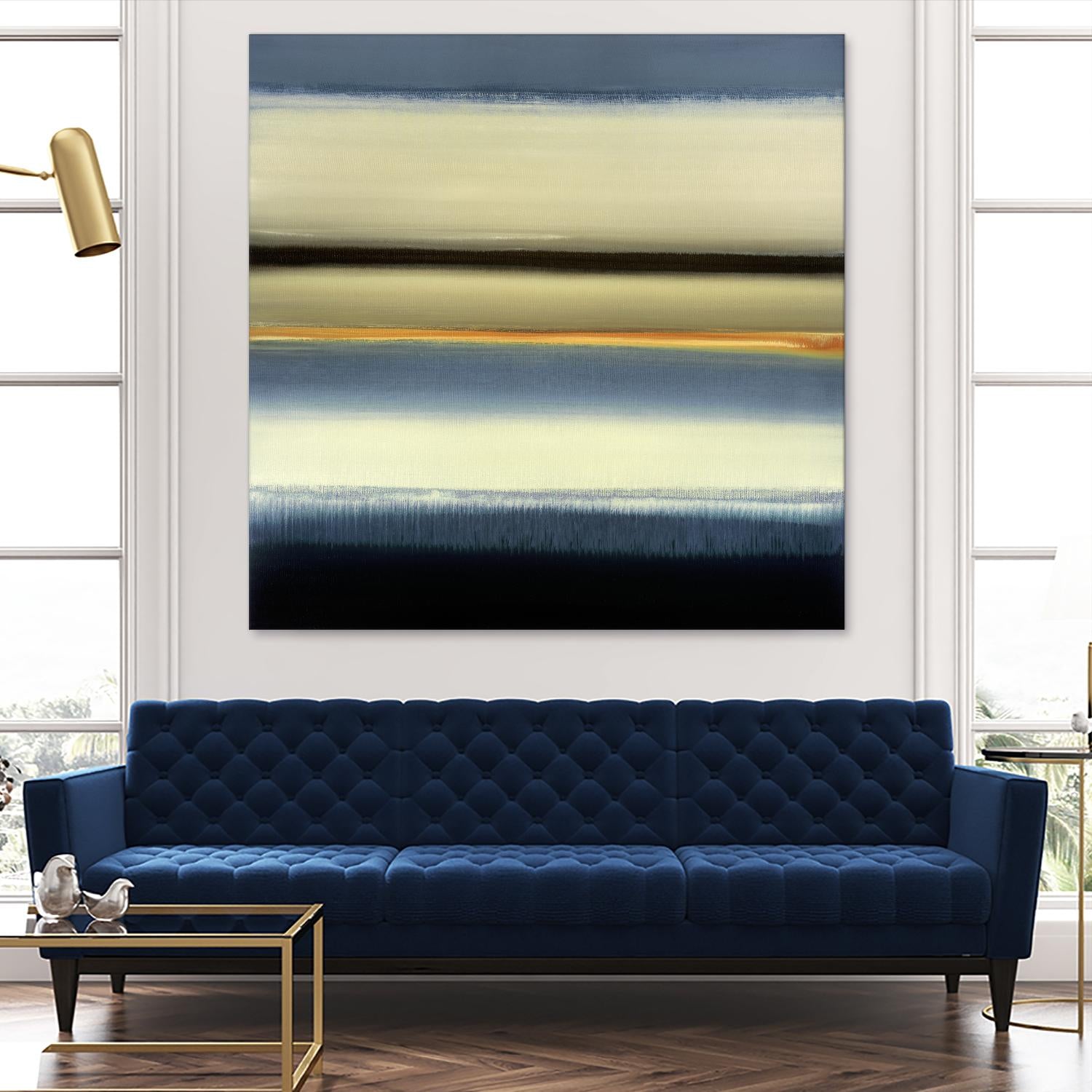 Remembering When by Lisa Ridgers on GIANT ART - beige abstract