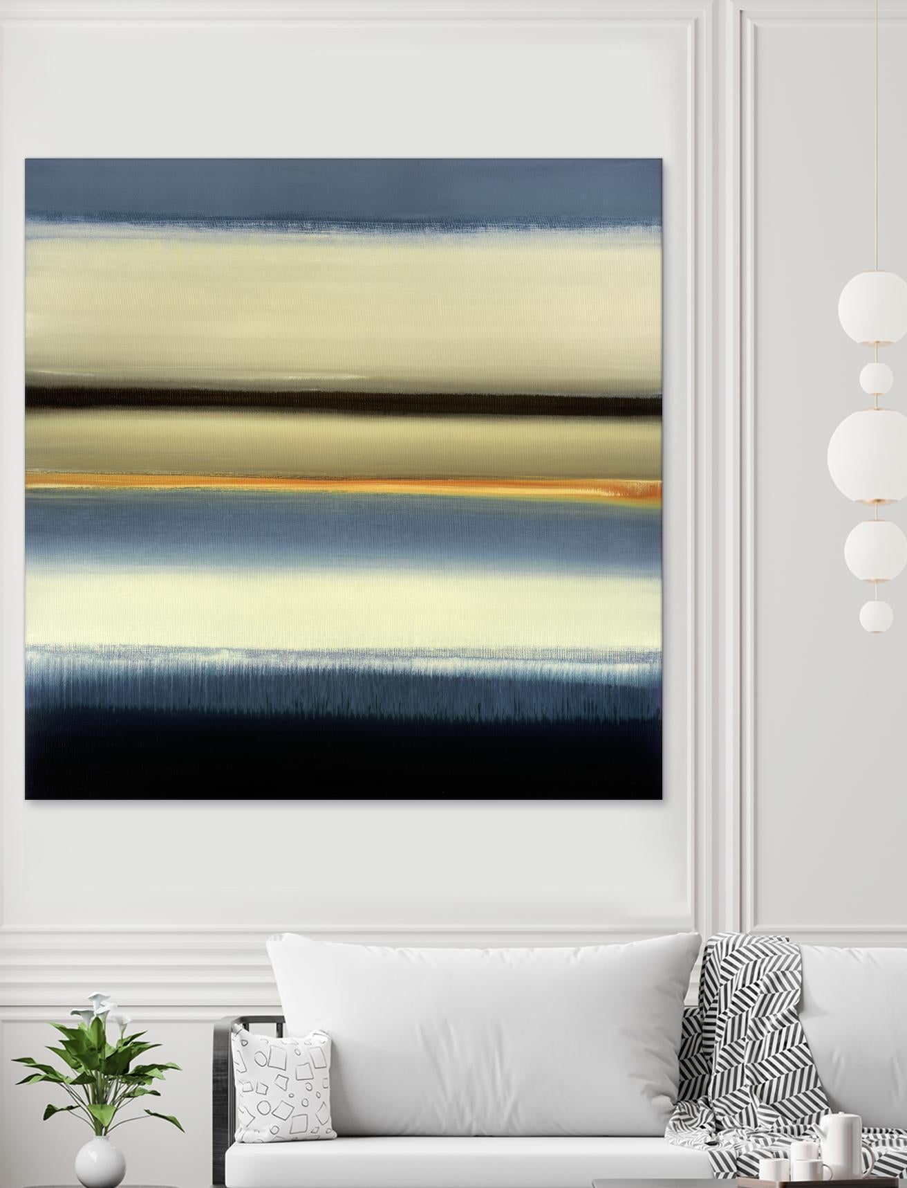 Remembering When by Lisa Ridgers on GIANT ART - beige abstract