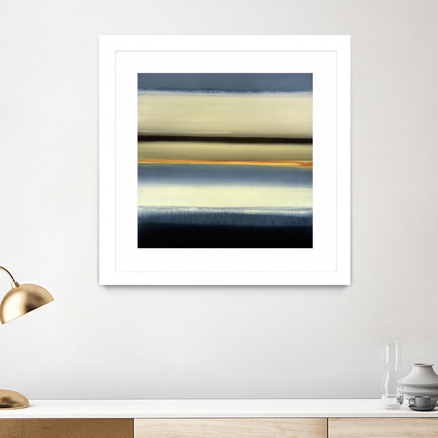 Remembering When by Lisa Ridgers on GIANT ART - beige abstract