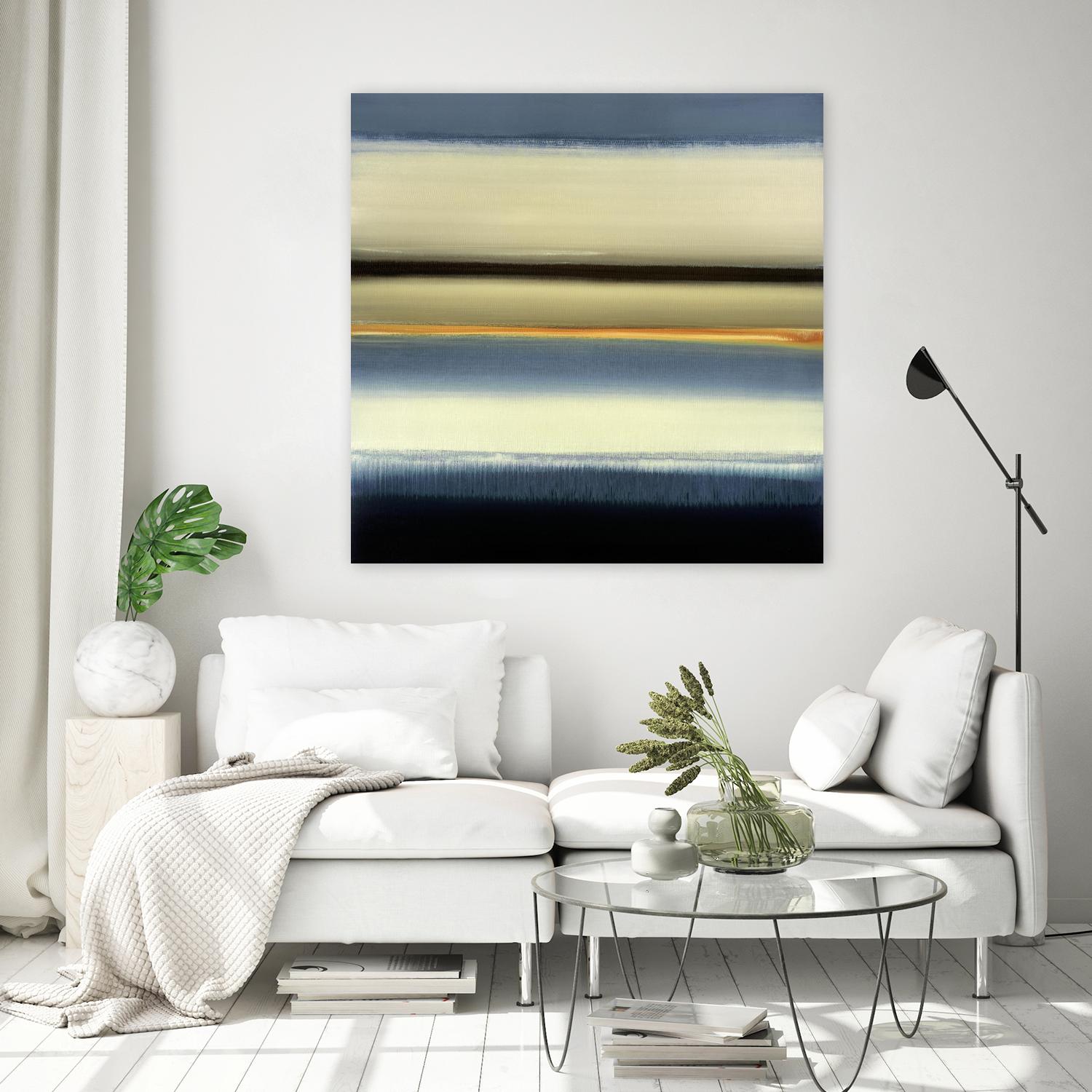 Remembering When by Lisa Ridgers on GIANT ART - beige abstract