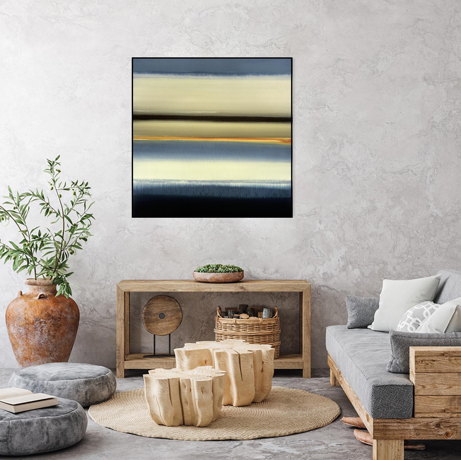 Remembering When by Lisa Ridgers on GIANT ART - beige abstract