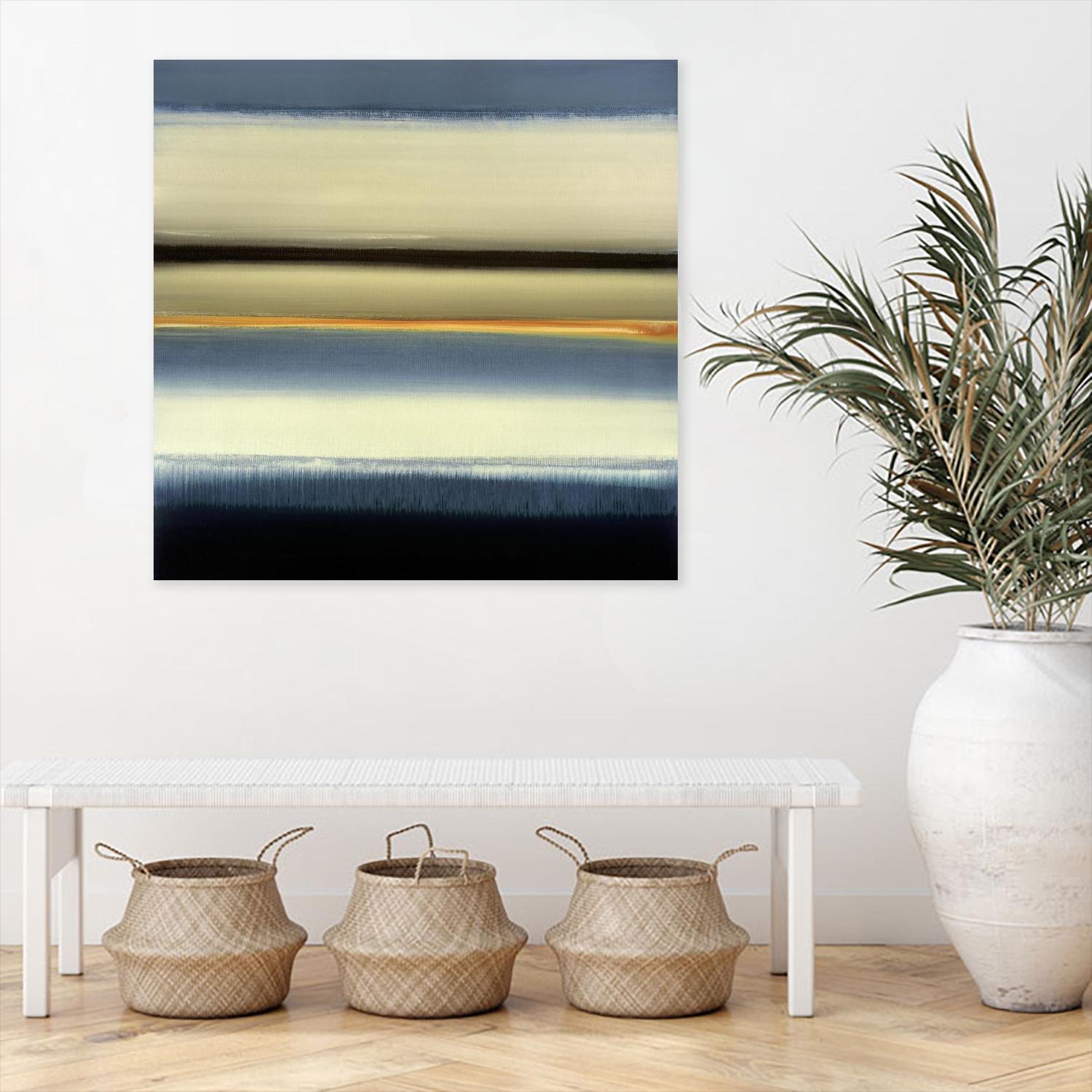 Remembering When by Lisa Ridgers on GIANT ART - beige abstract