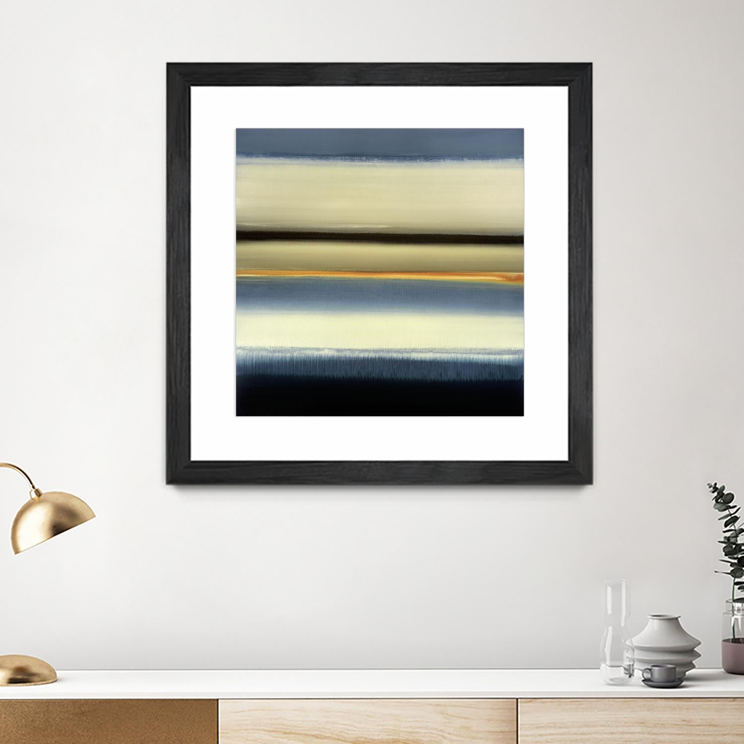 Remembering When by Lisa Ridgers on GIANT ART - beige abstract