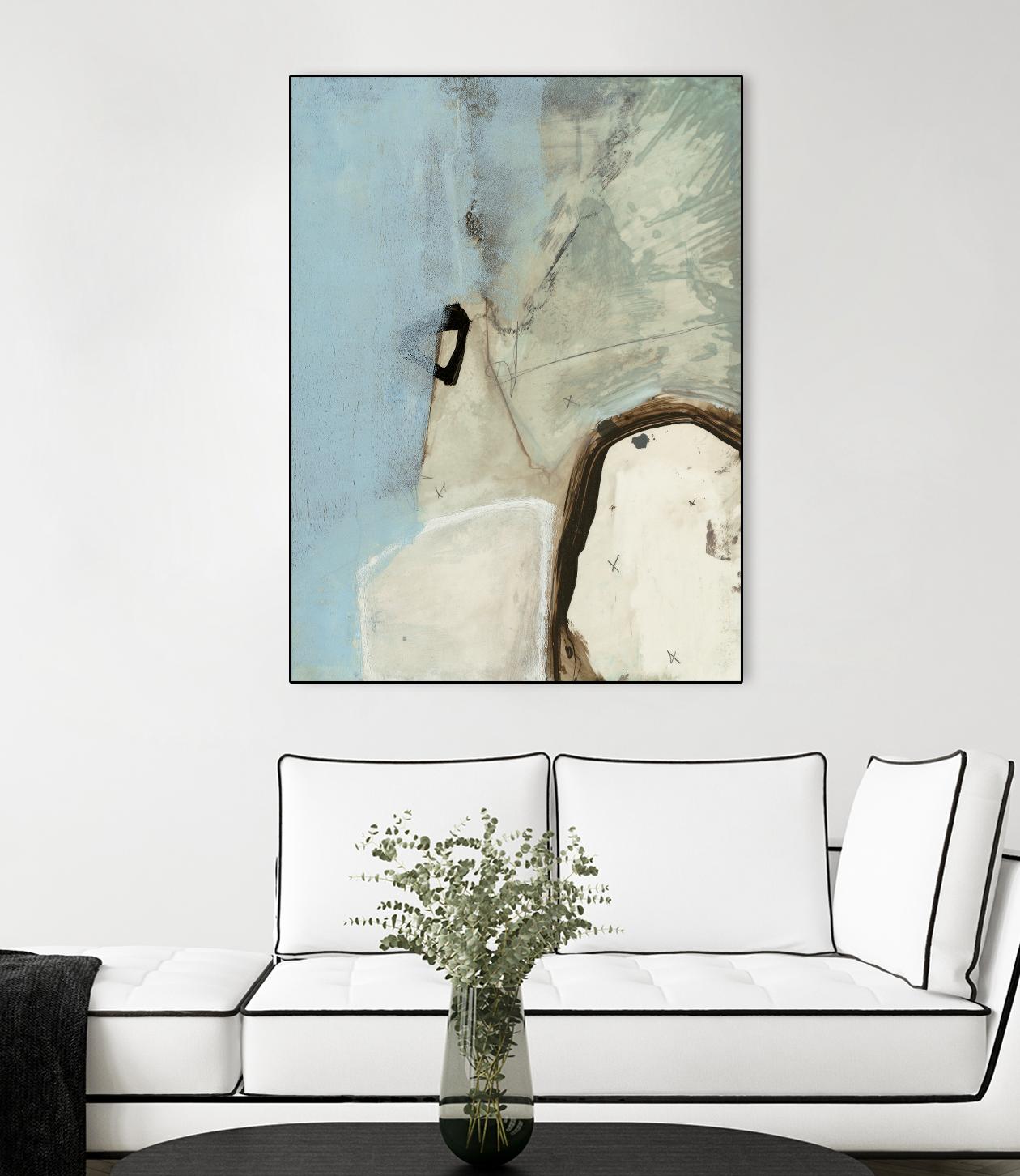 Abstracted Series VIII by Lisa Ridgers on GIANT ART - beige abstract