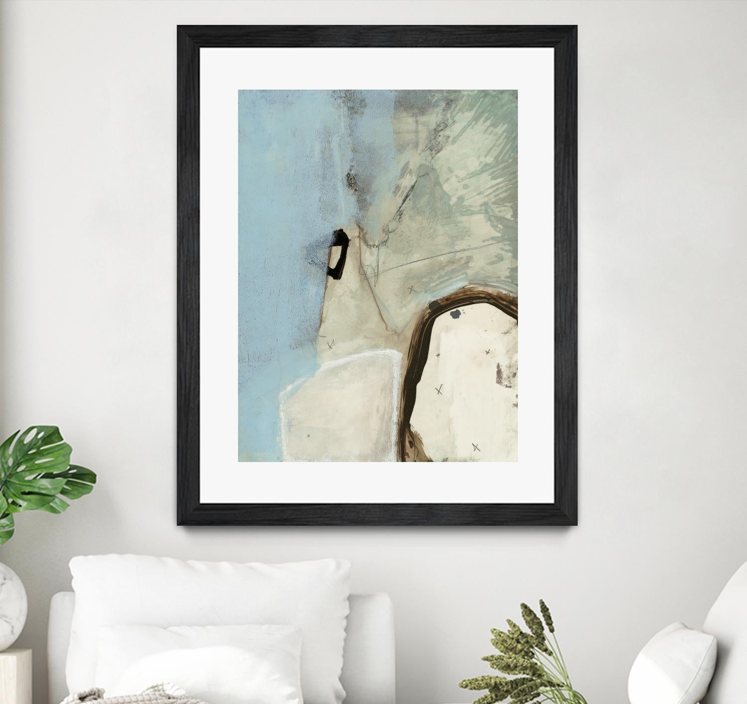 Abstracted Series VIII by Lisa Ridgers on GIANT ART - beige abstract