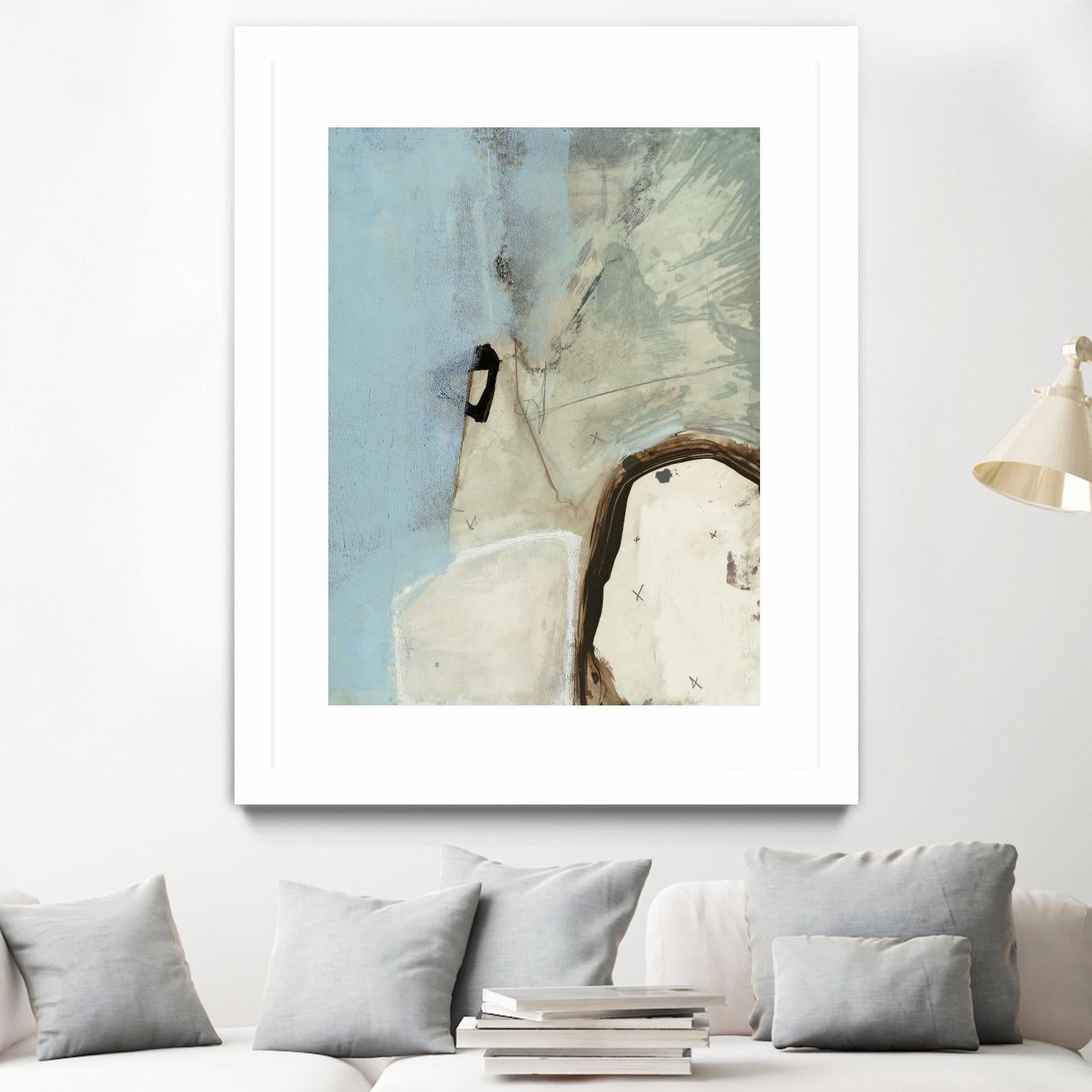 Abstracted Series VIII by Lisa Ridgers on GIANT ART - beige abstract