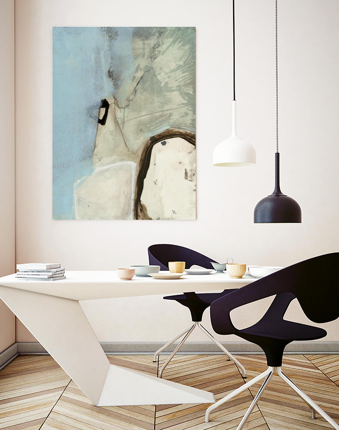 Abstracted Series VIII by Lisa Ridgers on GIANT ART - beige abstract