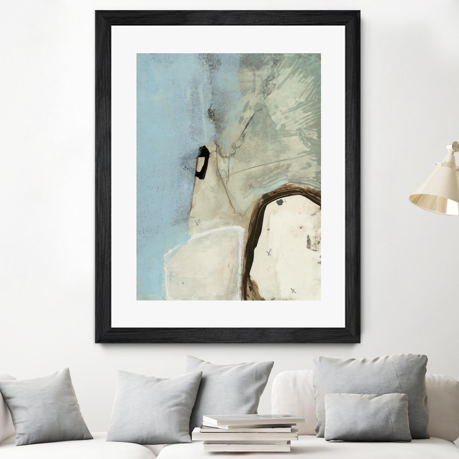 Abstracted Series VIII by Lisa Ridgers on GIANT ART - beige abstract